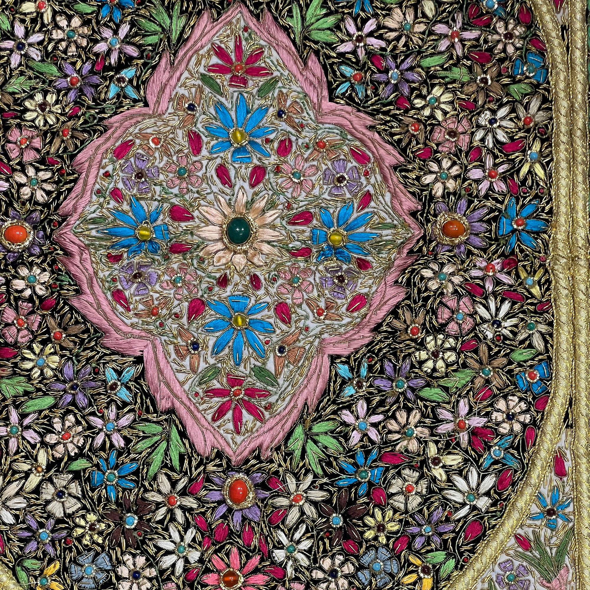 Jeweled Wall Hanging - Vintage India NYC