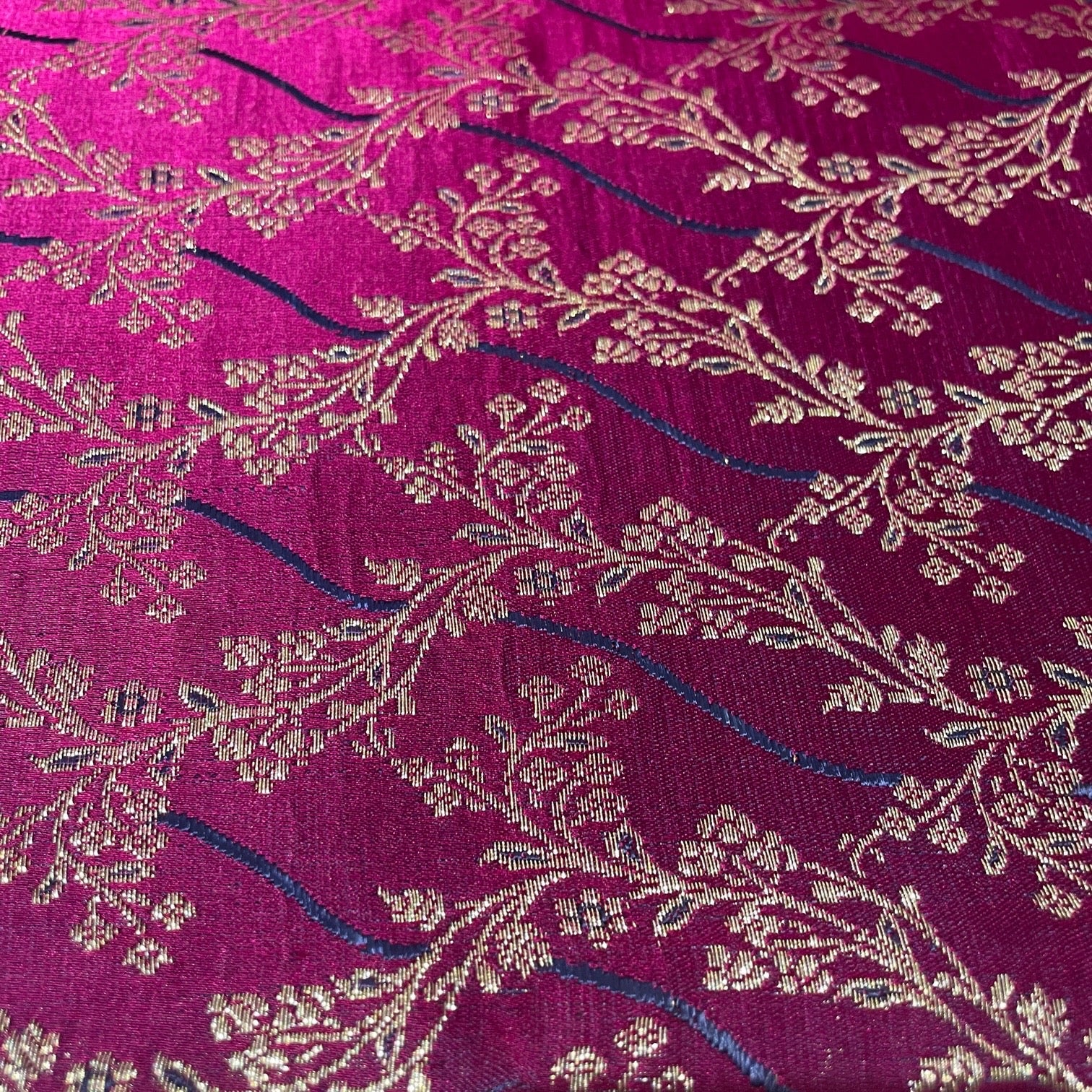 Vintage Banarasi Saree w Blouse Piece-808 - Vintage India NYC
