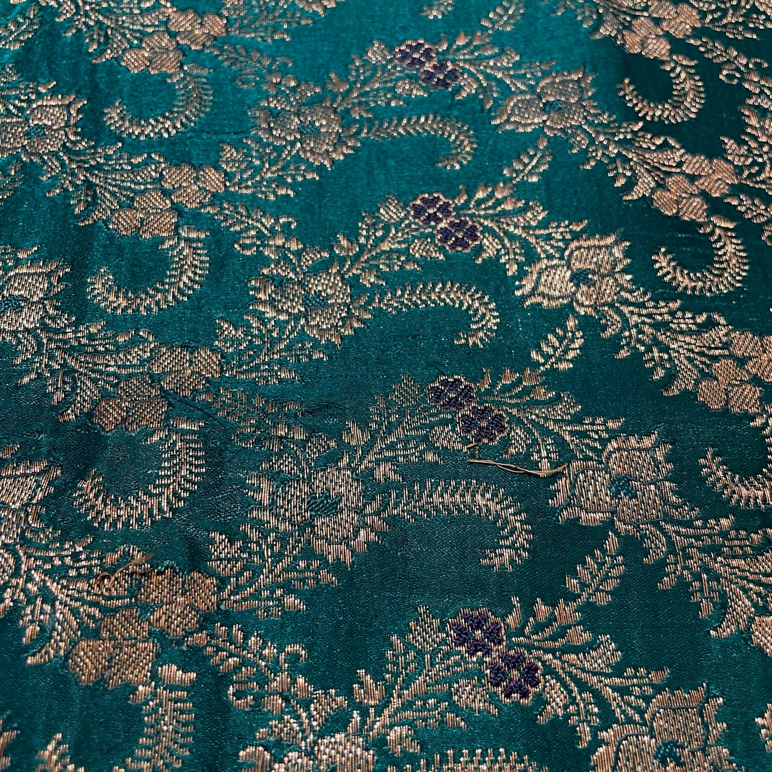 Vintage Banarasi Saree w Blouse Piece-810 - Vintage India NYC