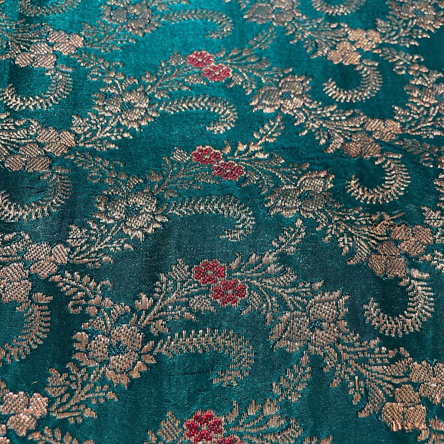 Vintage Banarasi Saree w Blouse Piece-810 - Vintage India NYC