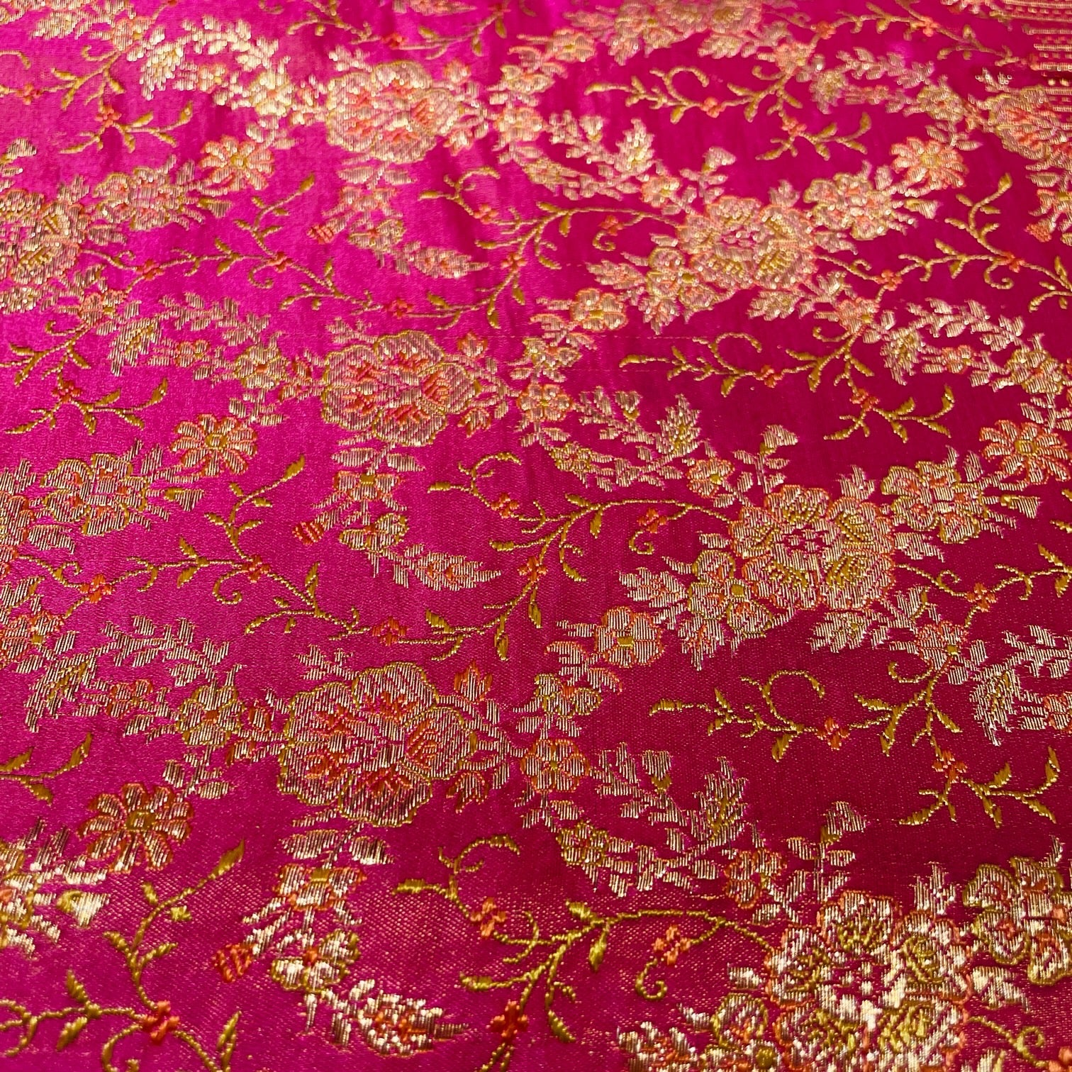 Vintage Banarasi Saree w Blouse Piece-812 - Vintage India NYC