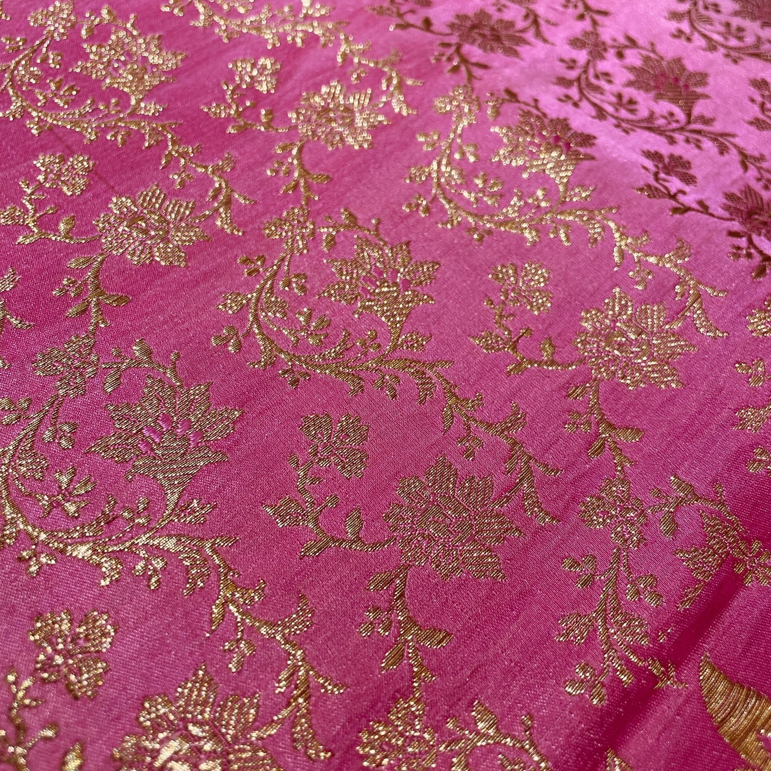 Vintage Banarasi Saree w Blouse Piece-813 - Vintage India NYC