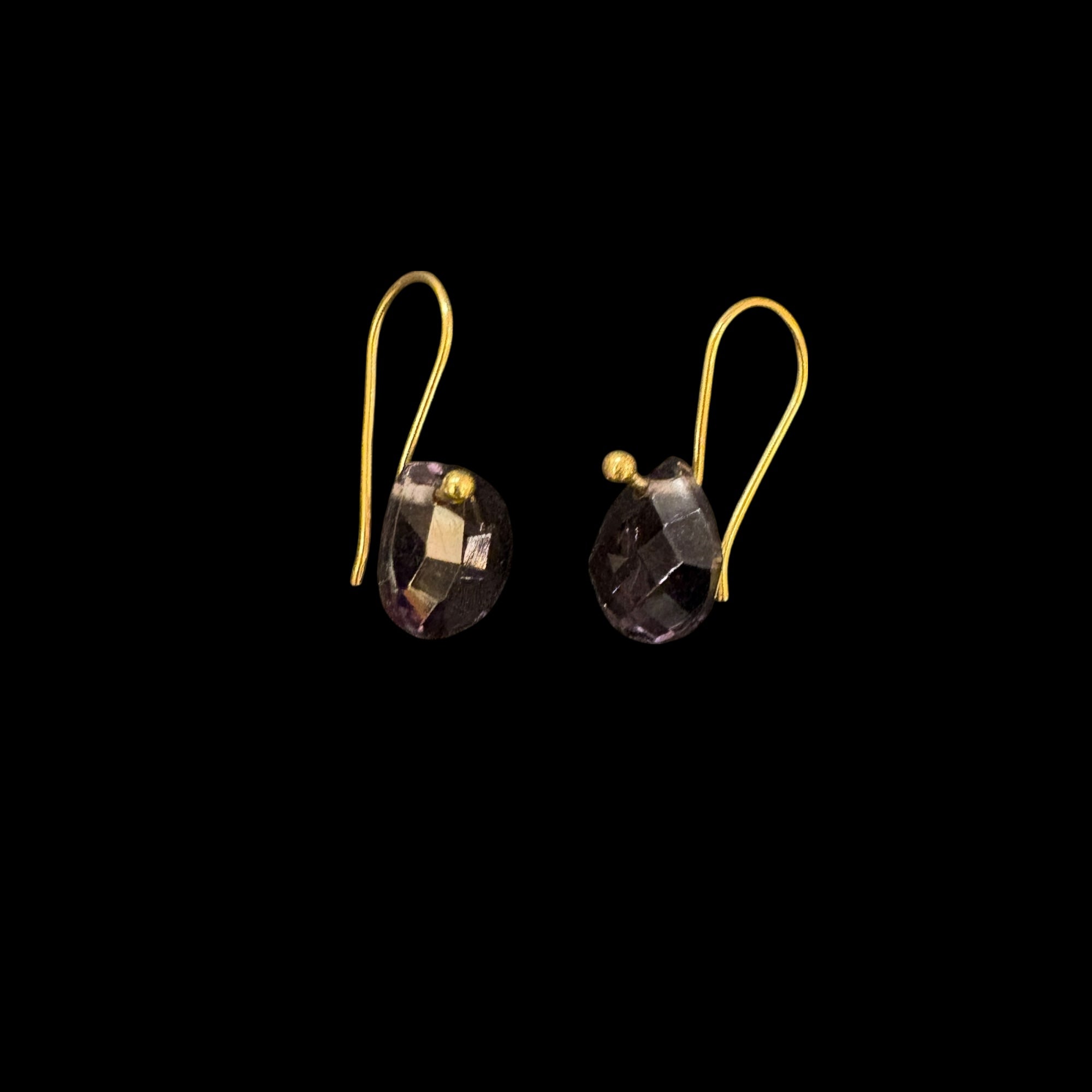 MK Semi Precious Stone Earrings-Colors