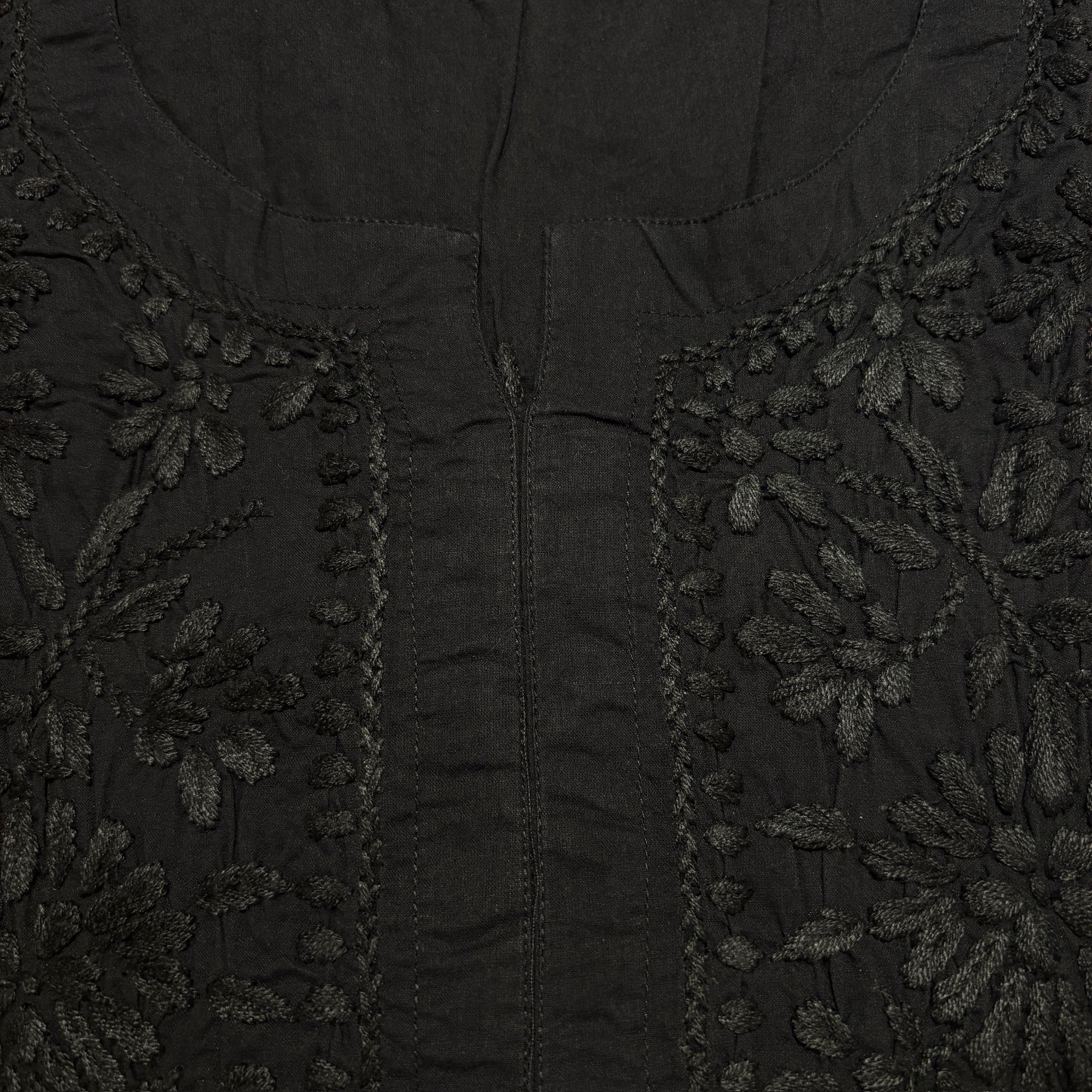 MA Short Embroidered Cotton Kurti-Size 42