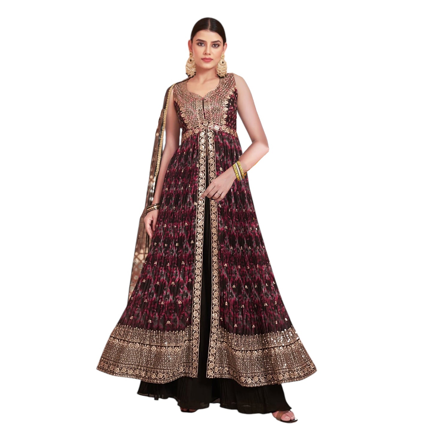 Indowestern Pant Set-2 Colors - Vintage India NYC