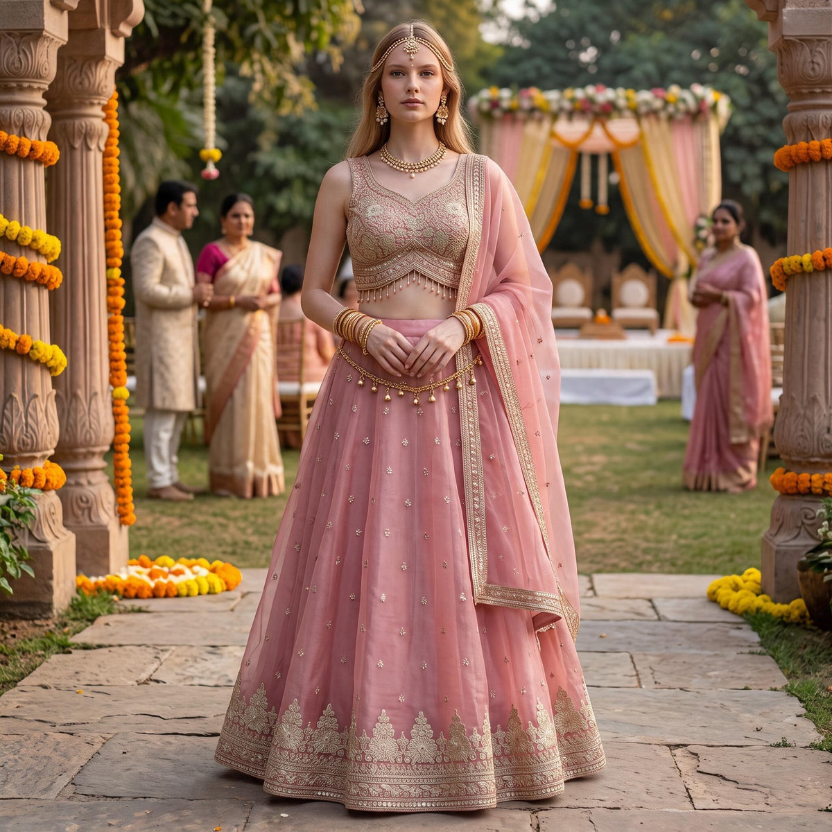 Pastel Lehenga Sets-Colors