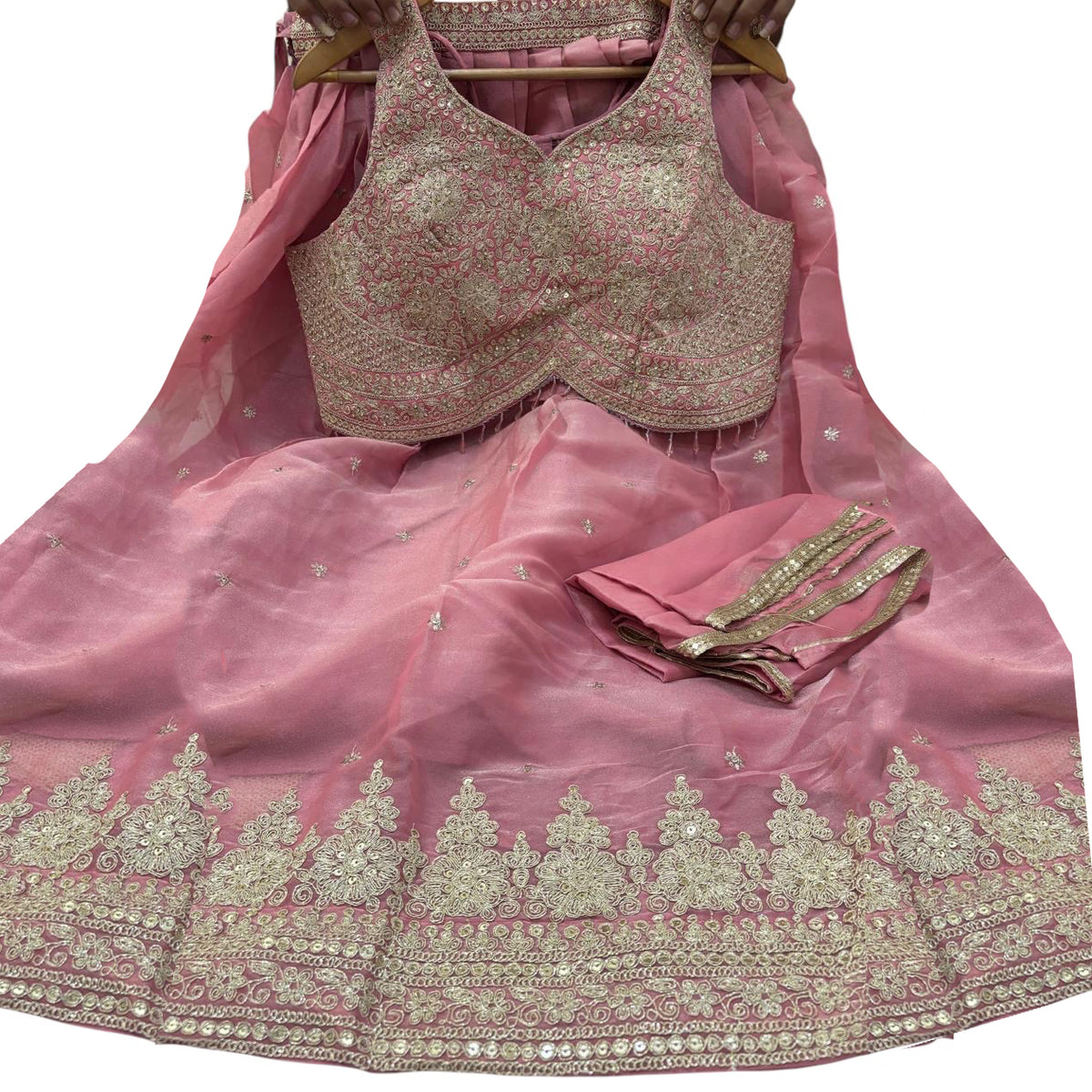 Pastel Lehenga Sets-Colors - Vintage India NYC
