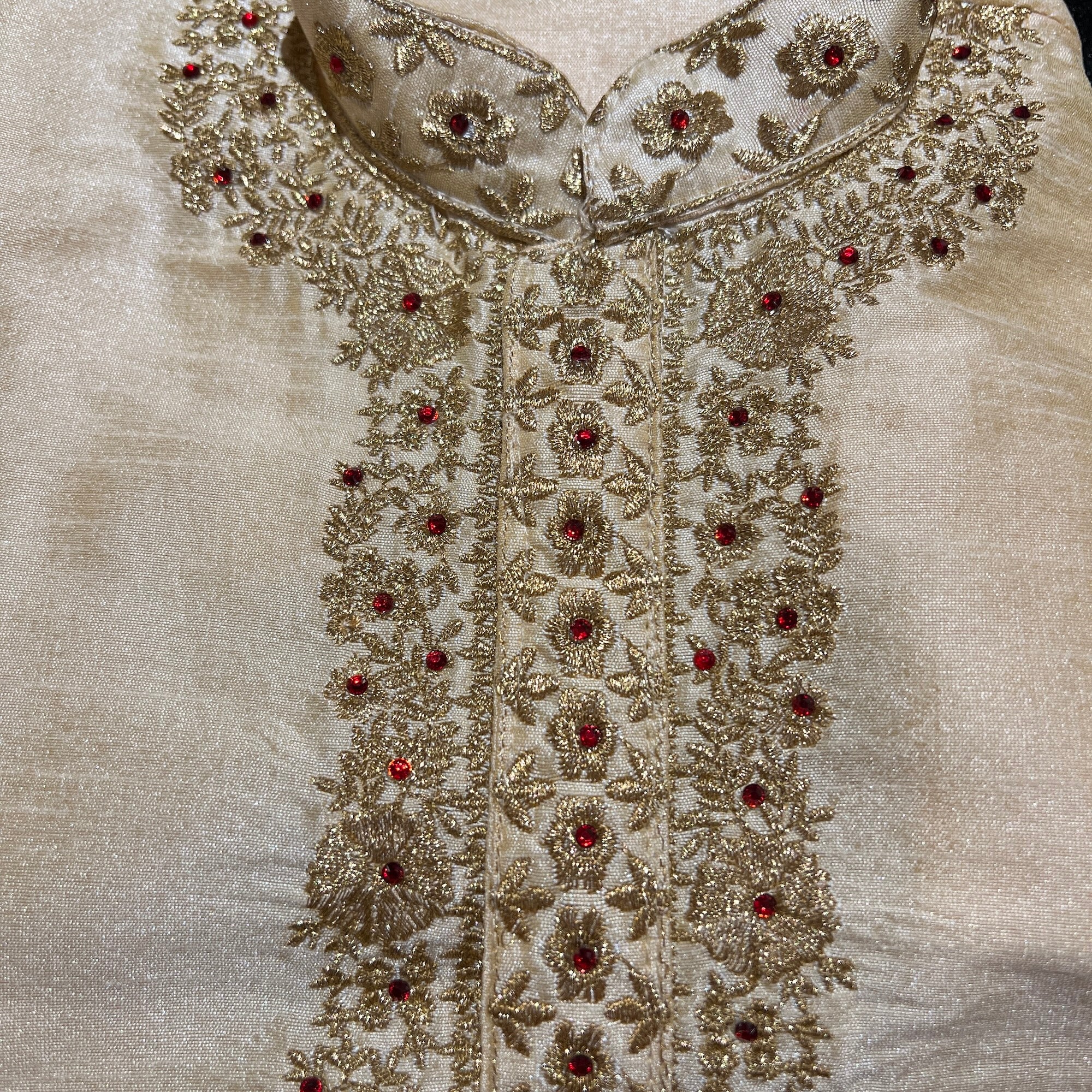 Boys Silk Kurta Set 1 yr old- 6 Colors - Vintage India NYC