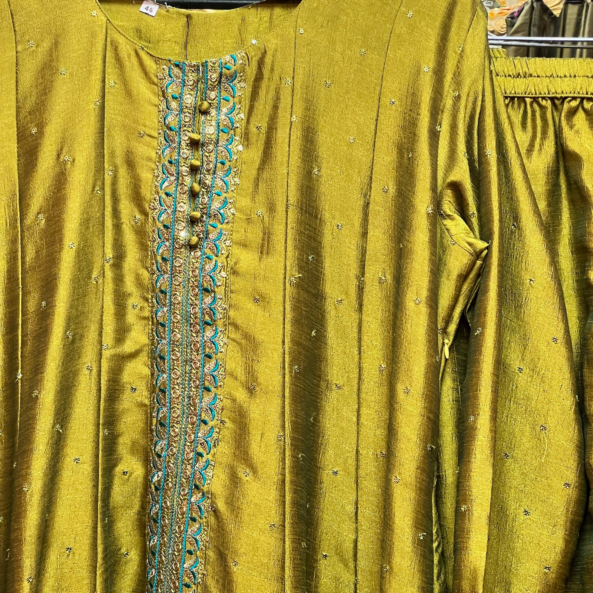 Long Anarkali Set-Various Colors - Vintage India NYC