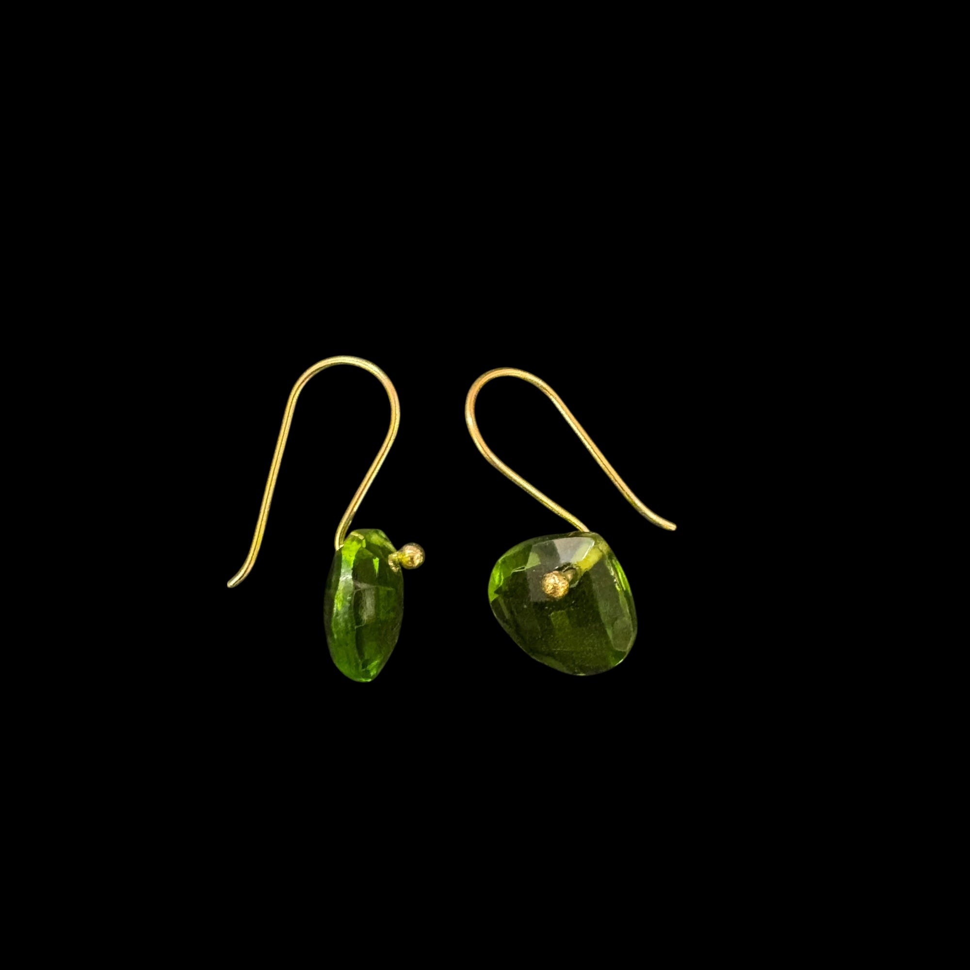 MK Semi Precious Stone Earrings-Colors - Vintage India NYC