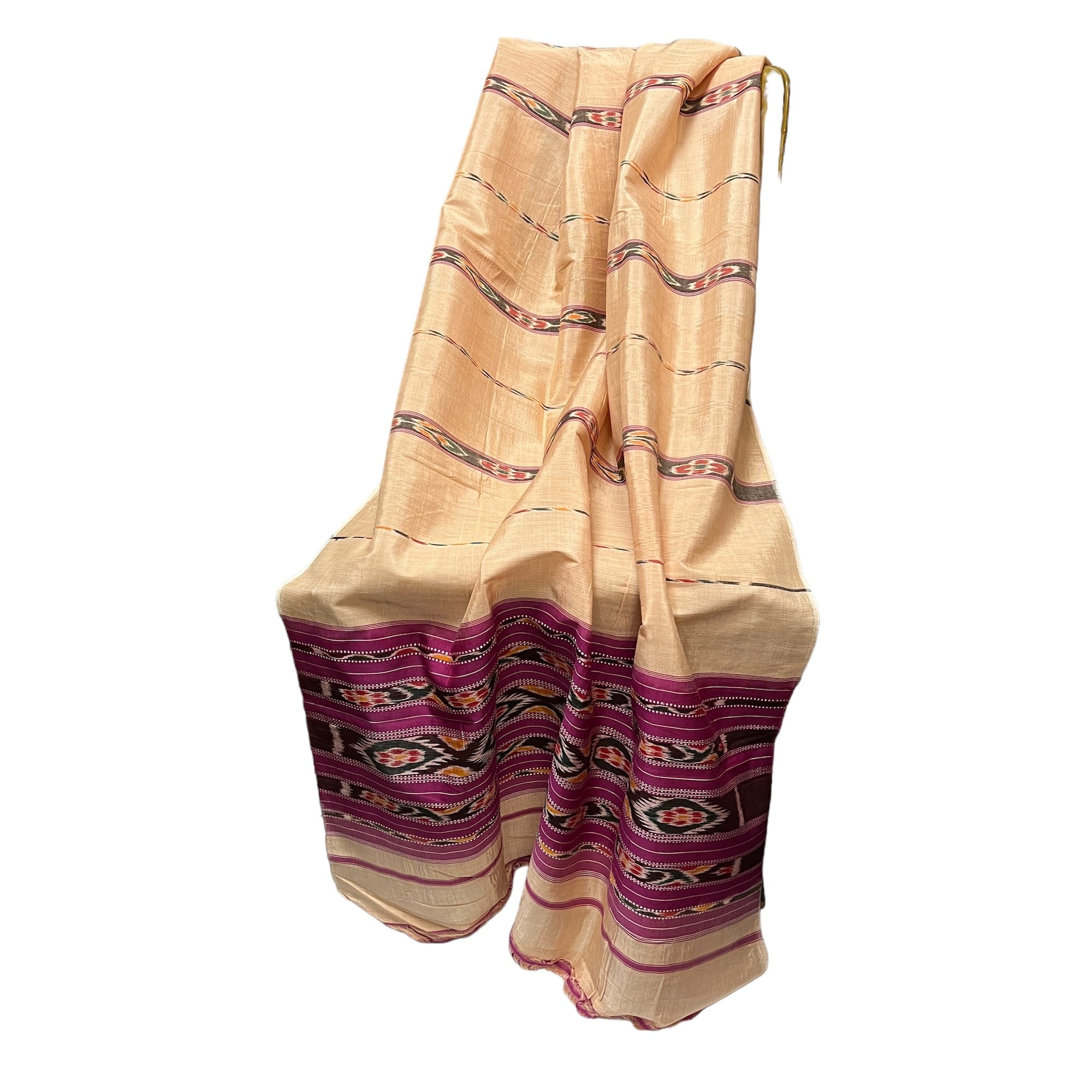 Silk Ikat Dupattas-3 Styles - Vintage India NYC