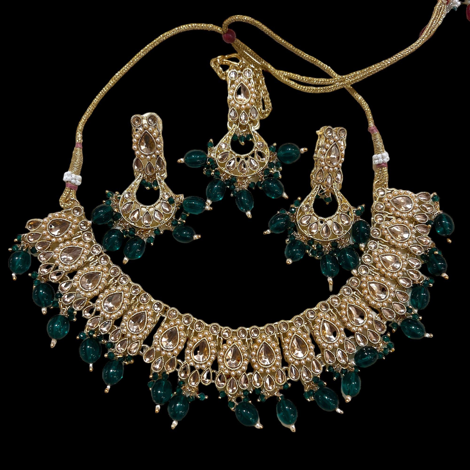 DT Drop Necklace Sets-6 Colors - Vintage India NYC