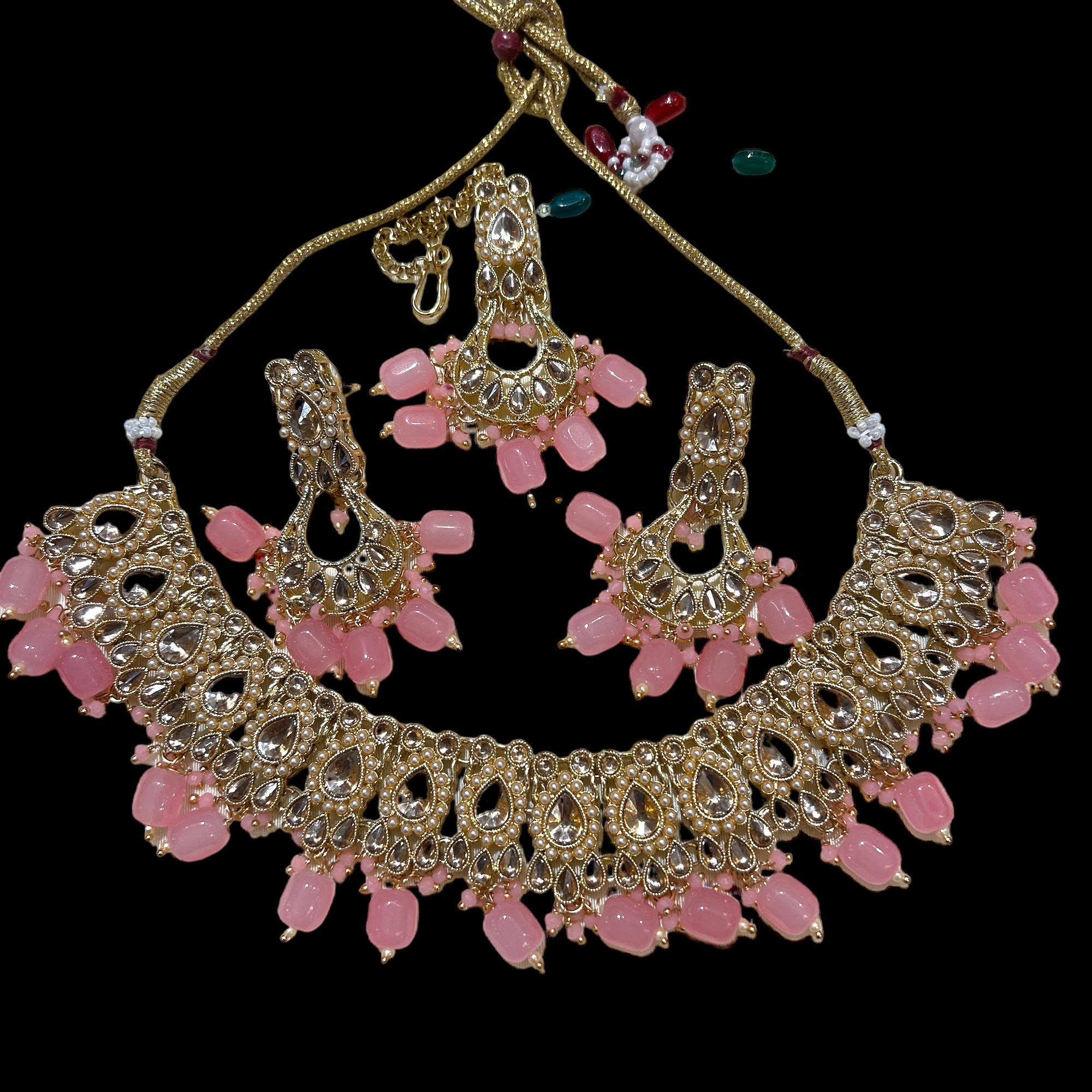 DT Drop Necklace Sets-6 Colors - Vintage India NYC