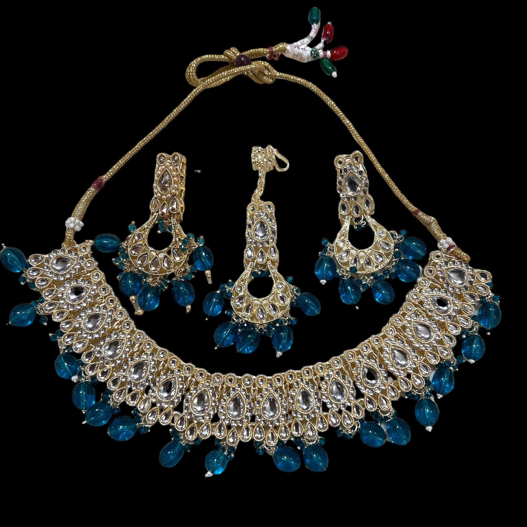 DT Drop Necklace Sets-6 Colors - Vintage India NYC