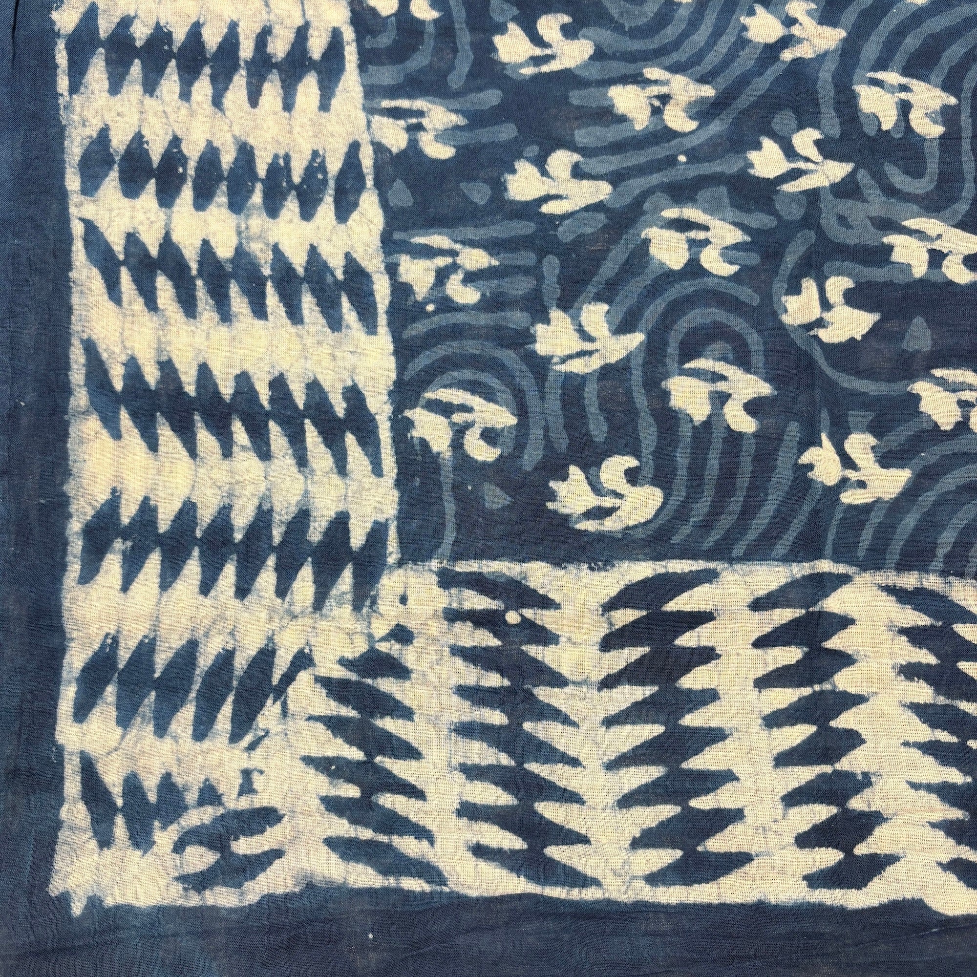 Block Print Sarongs/Scarves 26 - Vintage India NYC