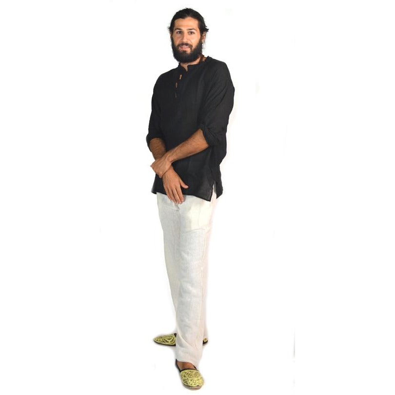 Organic Cotton Short Kurta- Many Colors - Vintage India NYC