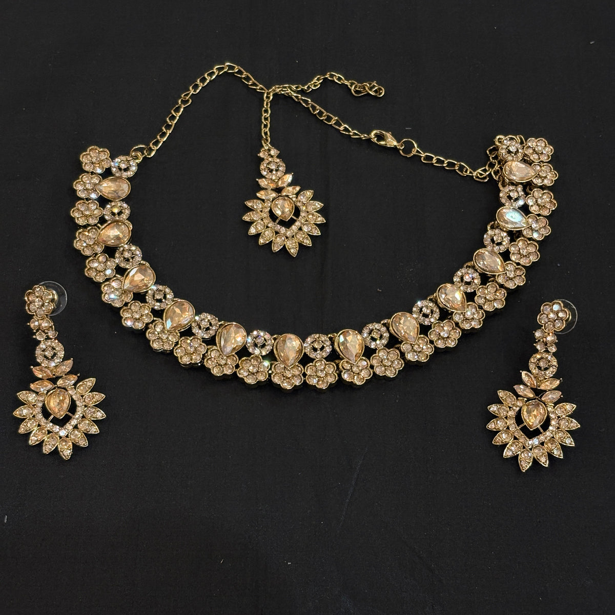 Gold Necklace Set Collection 2- 165-Various - Vintage India NYC