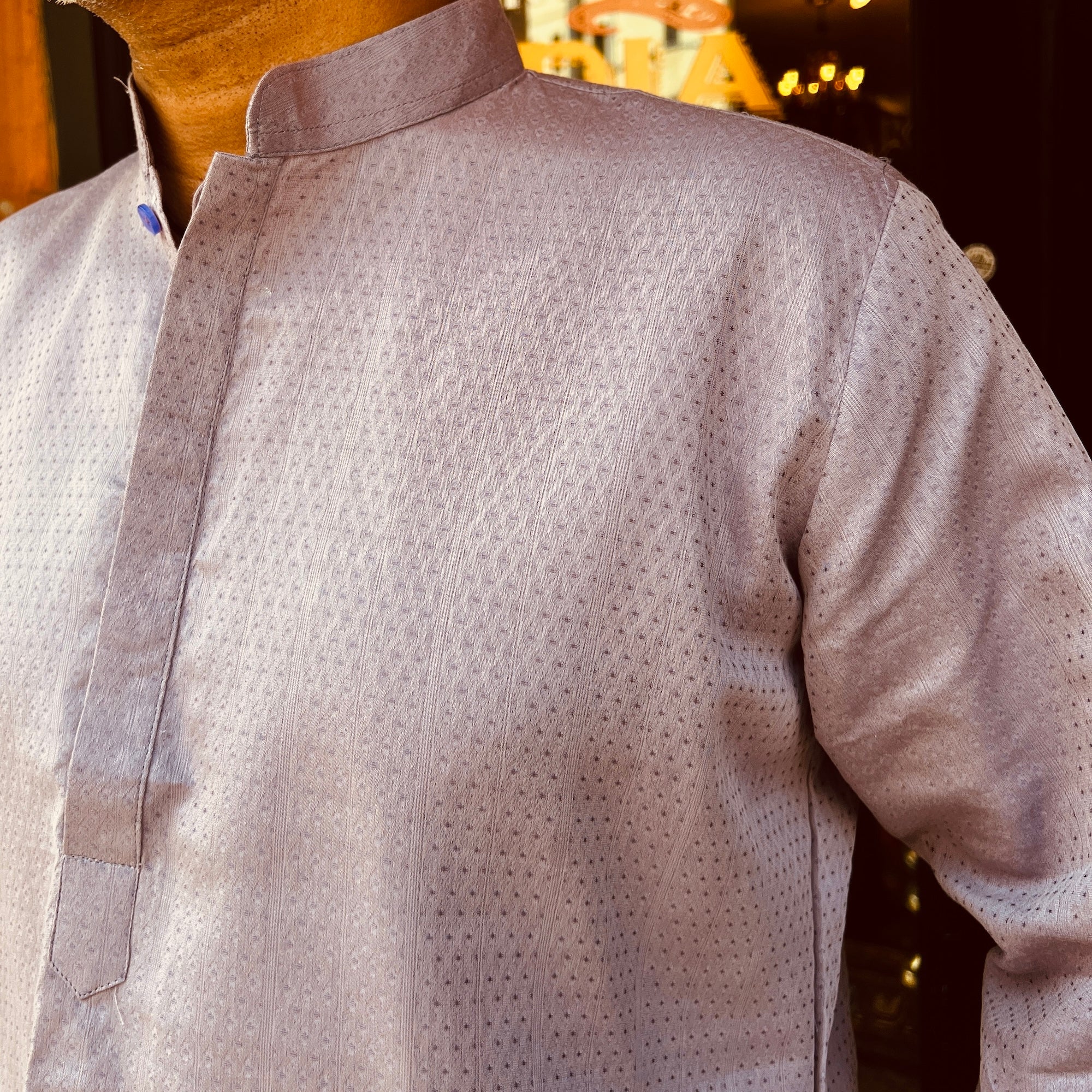 Shade Band Collar Short Kurta- Various Colors