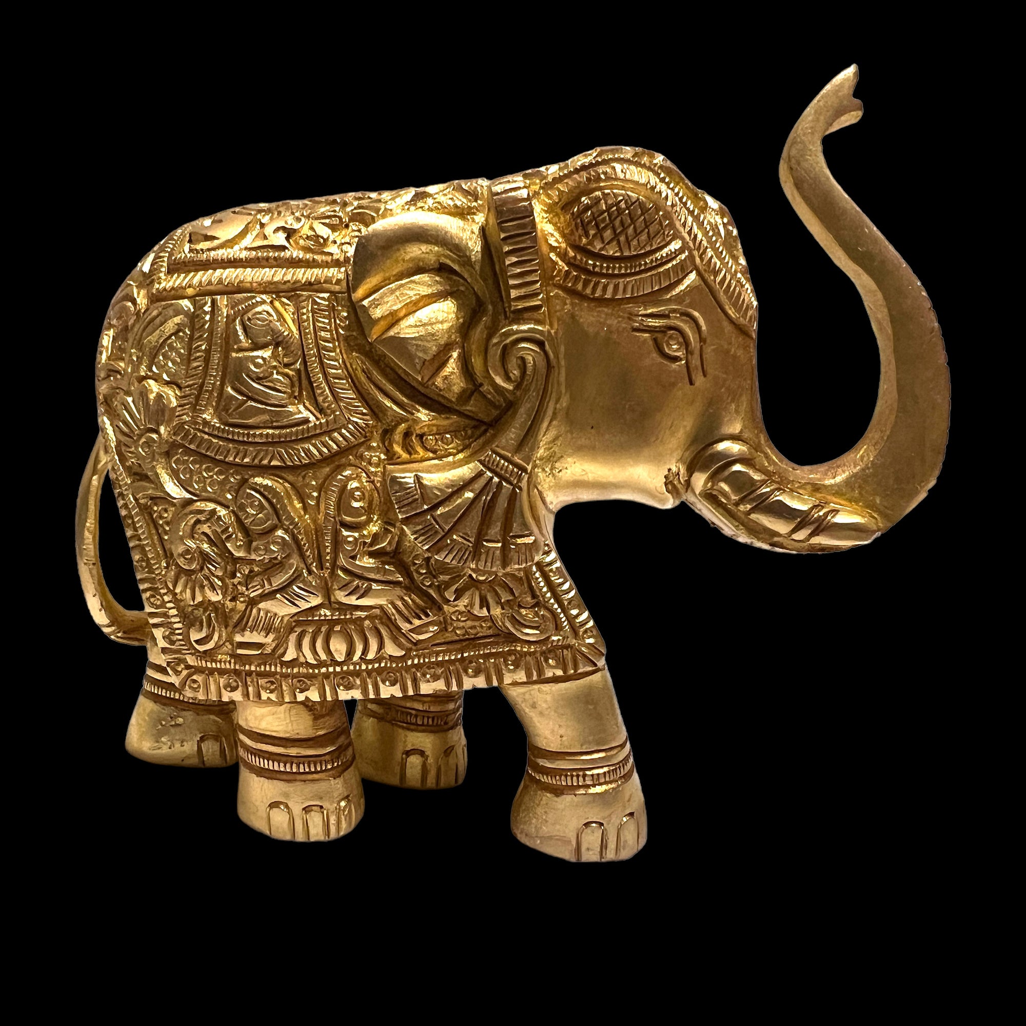 GM Pair of Elephants- 5 in - Vintage India NYC