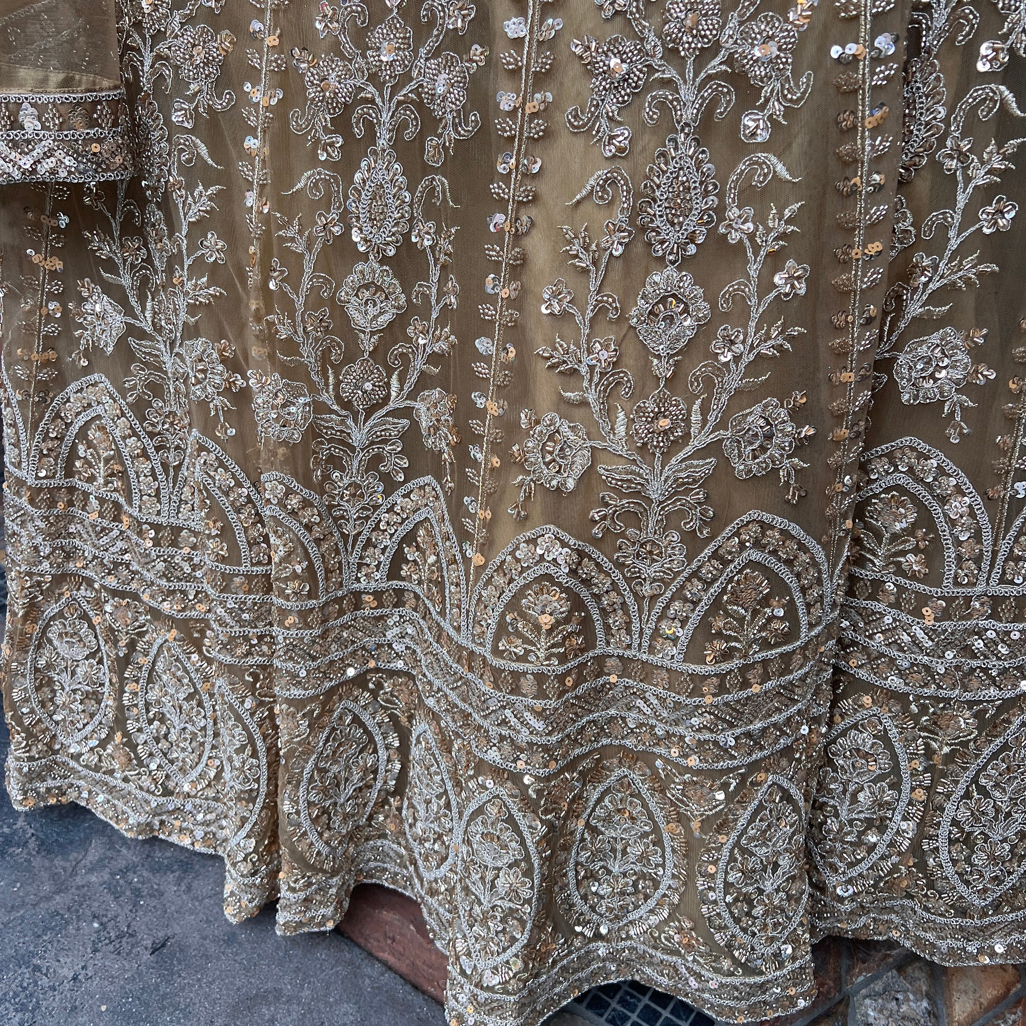 Handwork Heavy Work Semi Bridal Lehenga Sets-4 Colors - Vintage India NYC