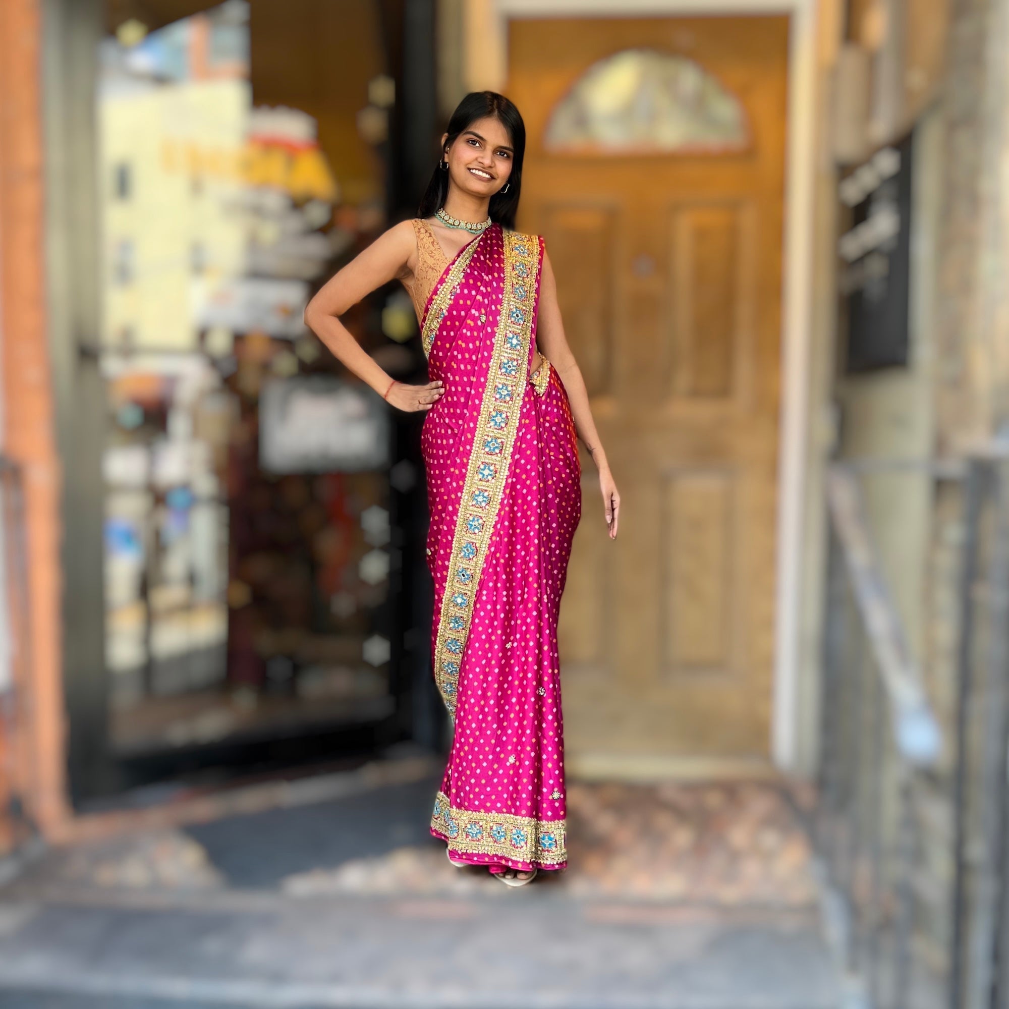 Heavy Work Saree 707