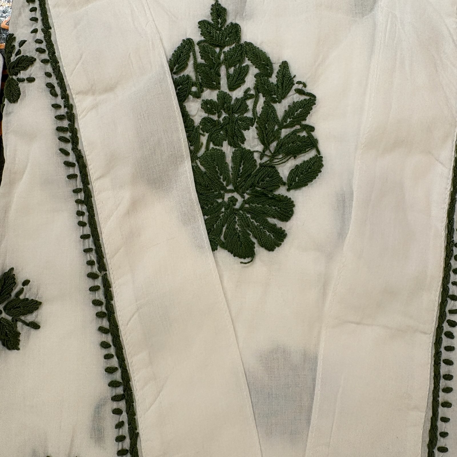 Fine Cotton Embroidered Robe-Colors