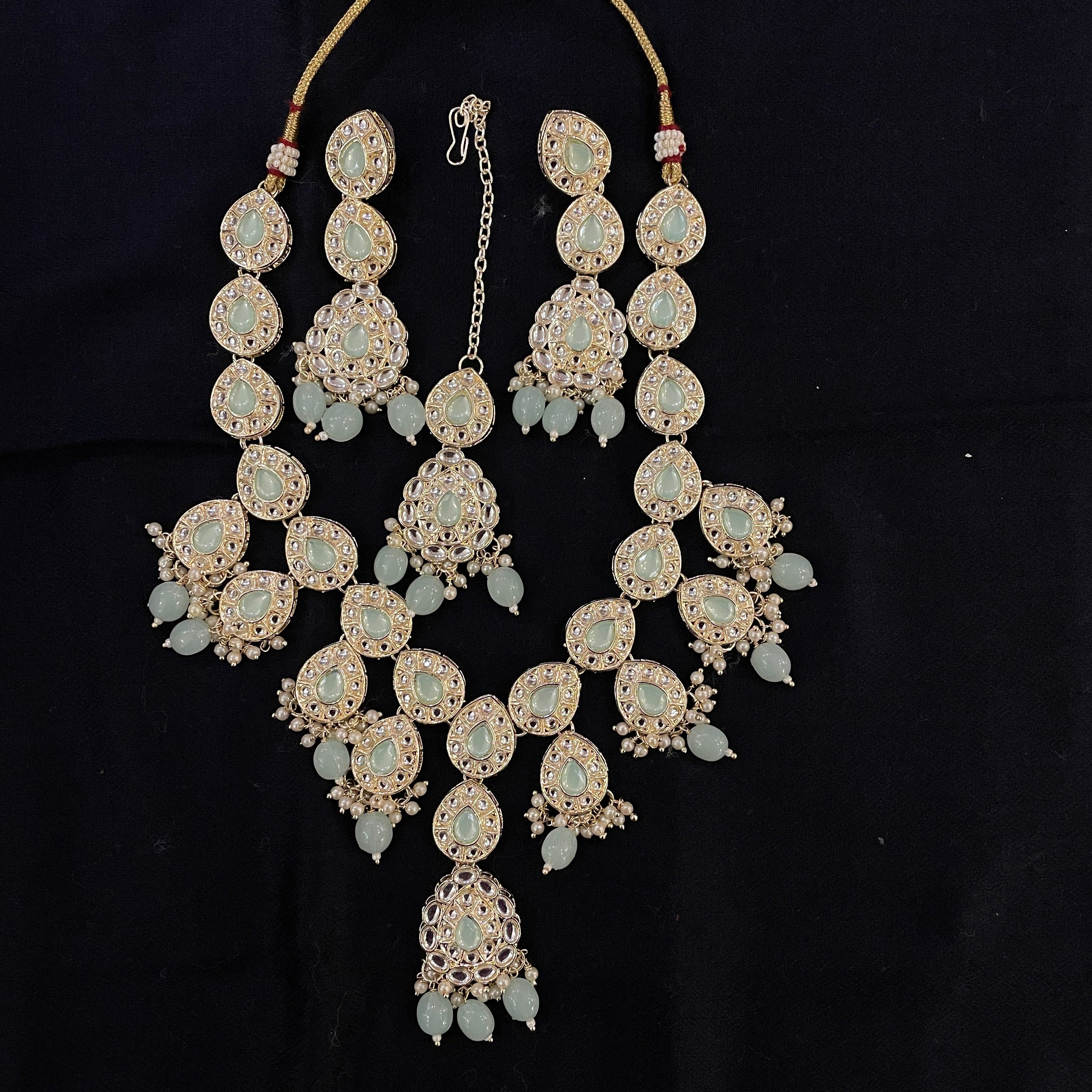 DT Drop Heavy Necklace Sets - Vintage India NYC