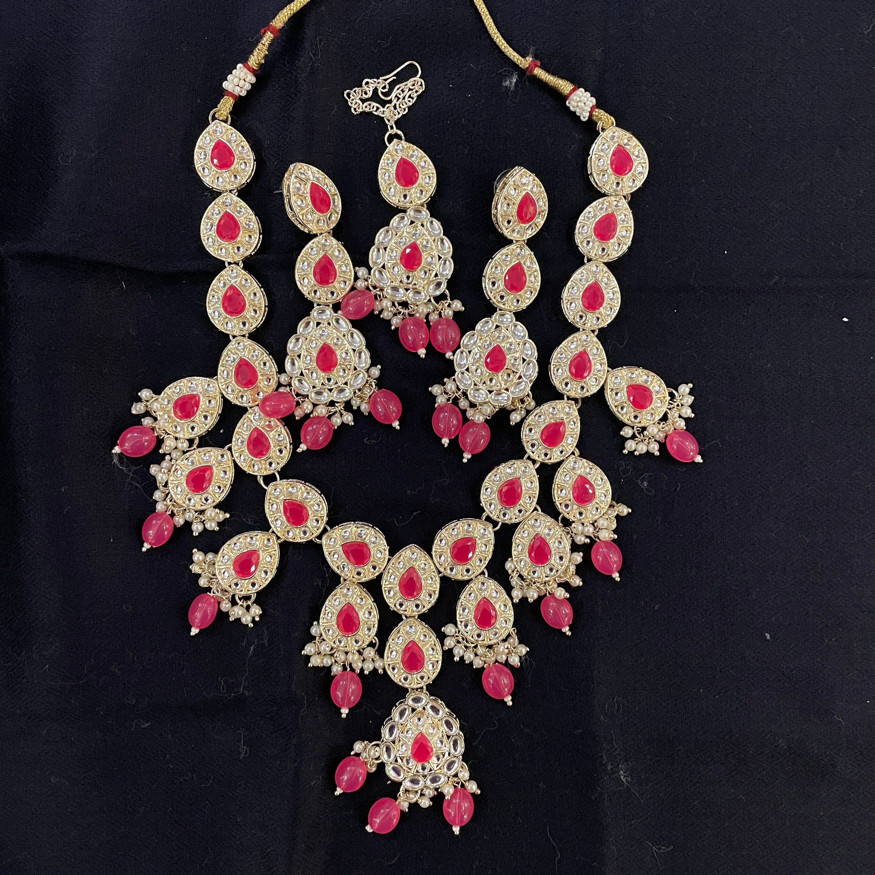 DT Drop Heavy Necklace Sets - Vintage India NYC