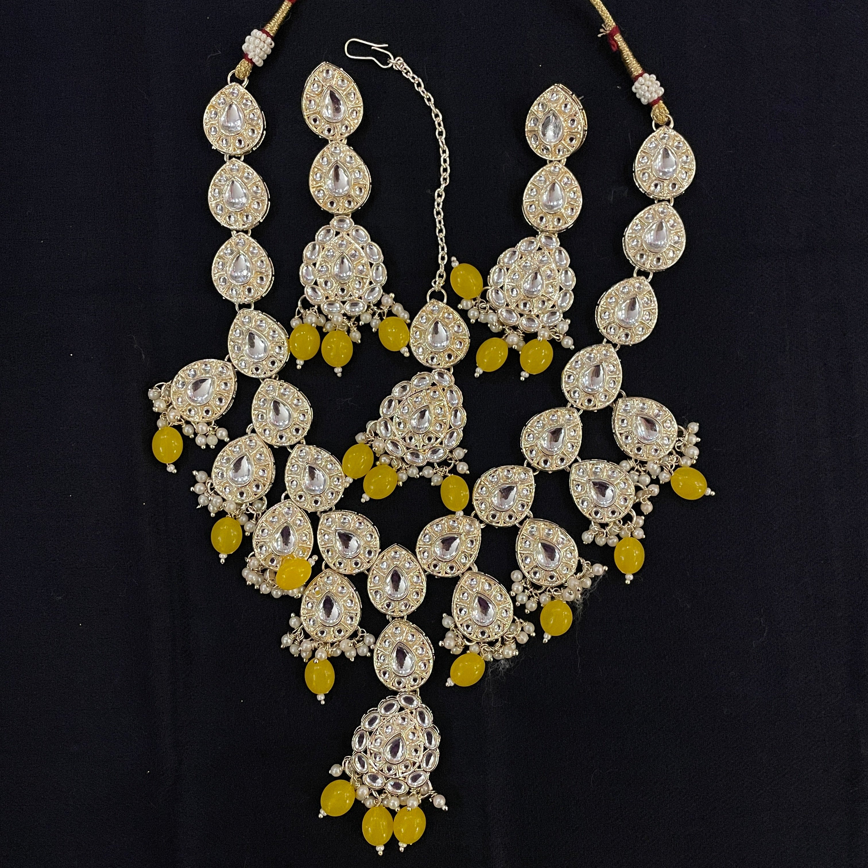 DT Drop Heavy Necklace Sets - Vintage India NYC