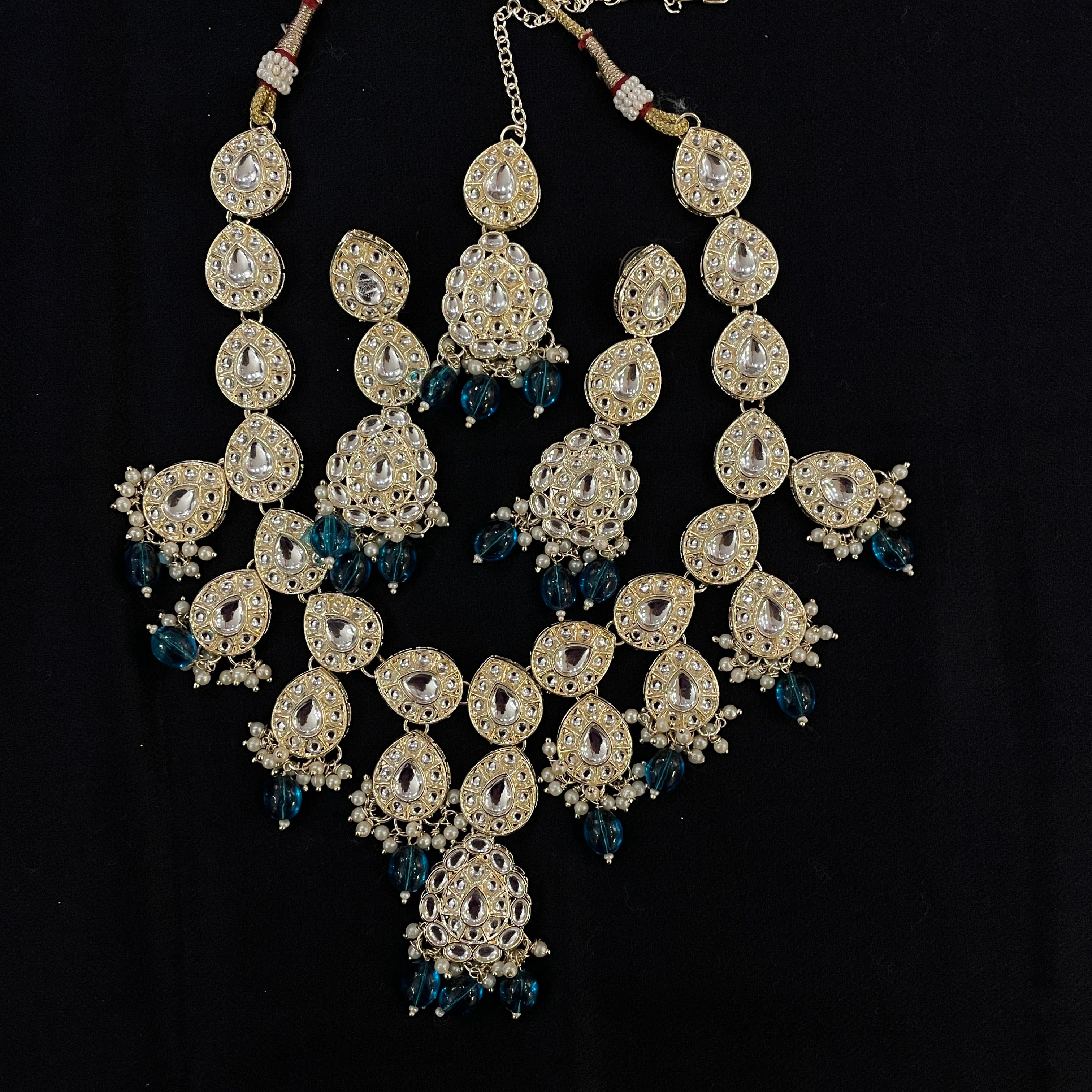 DT Drop Heavy Necklace Sets - Vintage India NYC