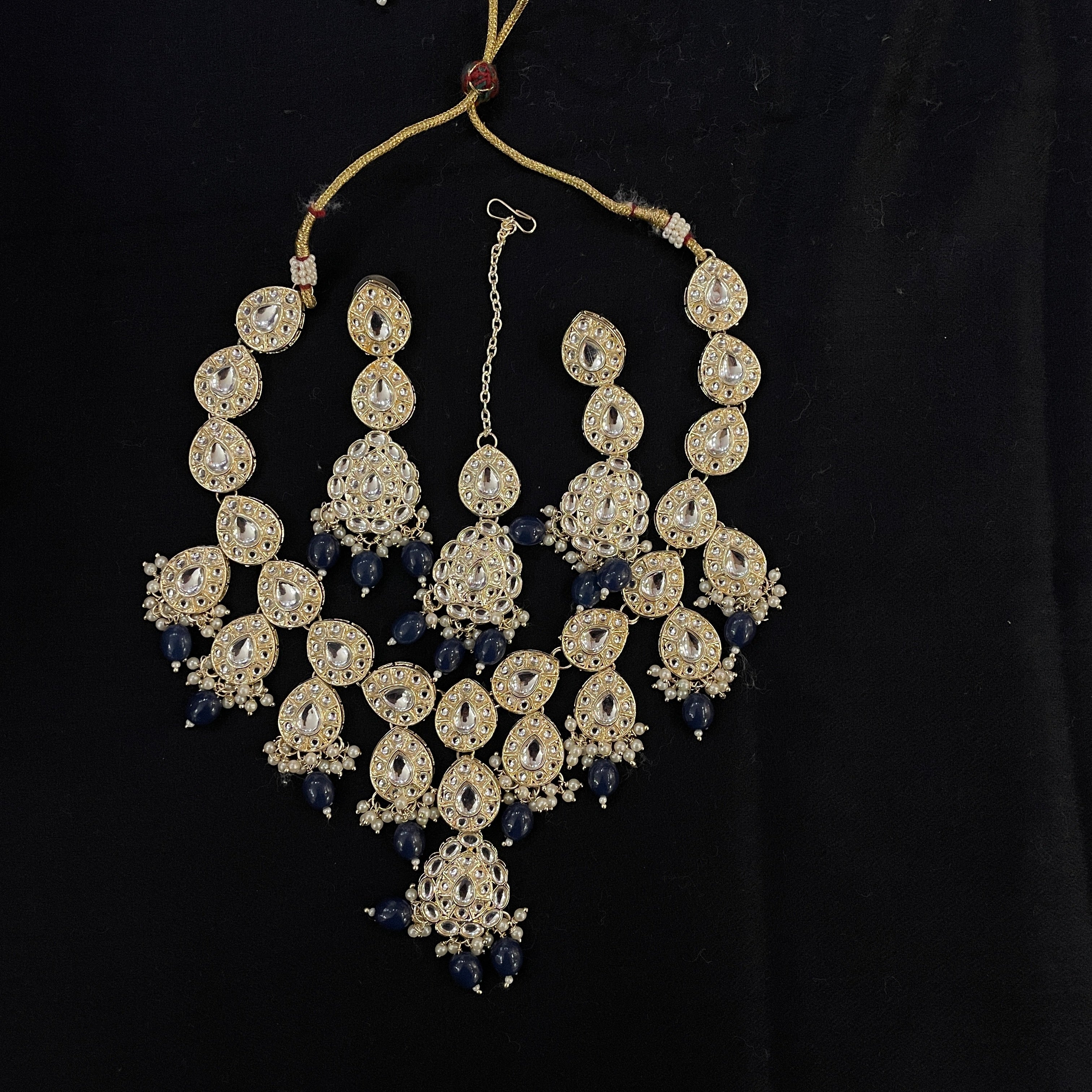 DT Drop Heavy Necklace Sets - Vintage India NYC