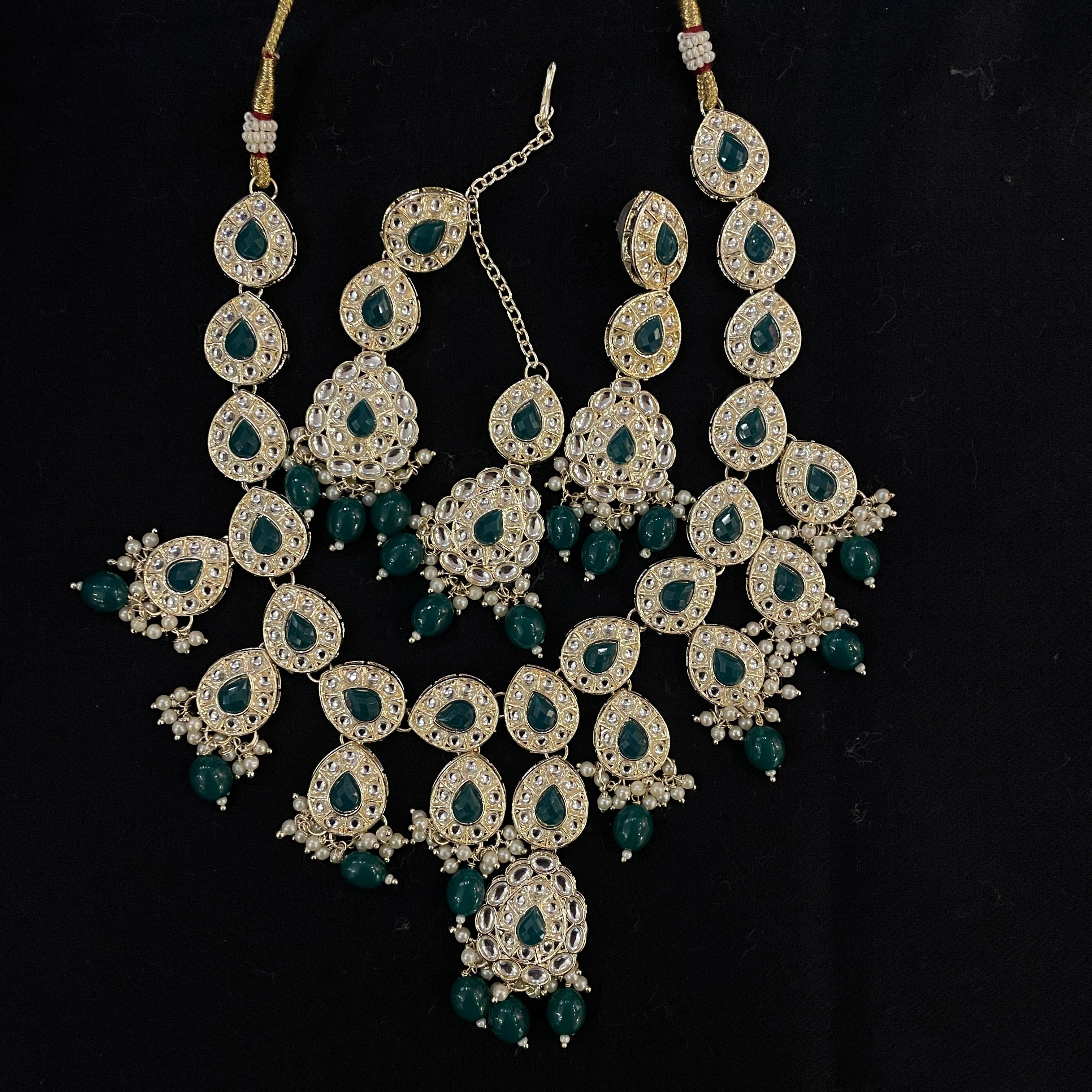 DT Drop Heavy Necklace Sets - Vintage India NYC