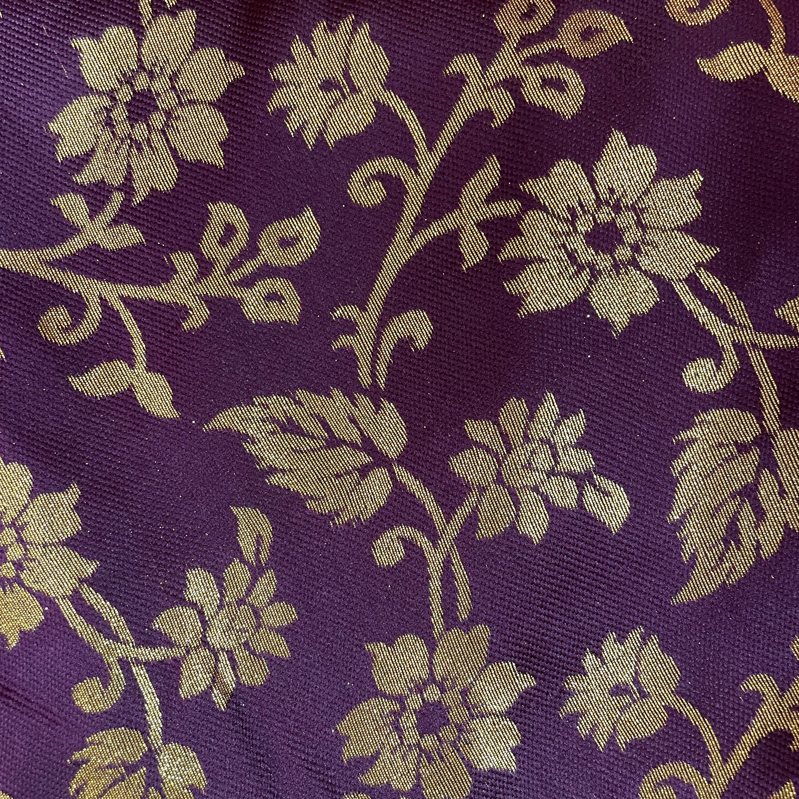DT Brocade Floral Lehengas - Extra Long - Vintage India NYC