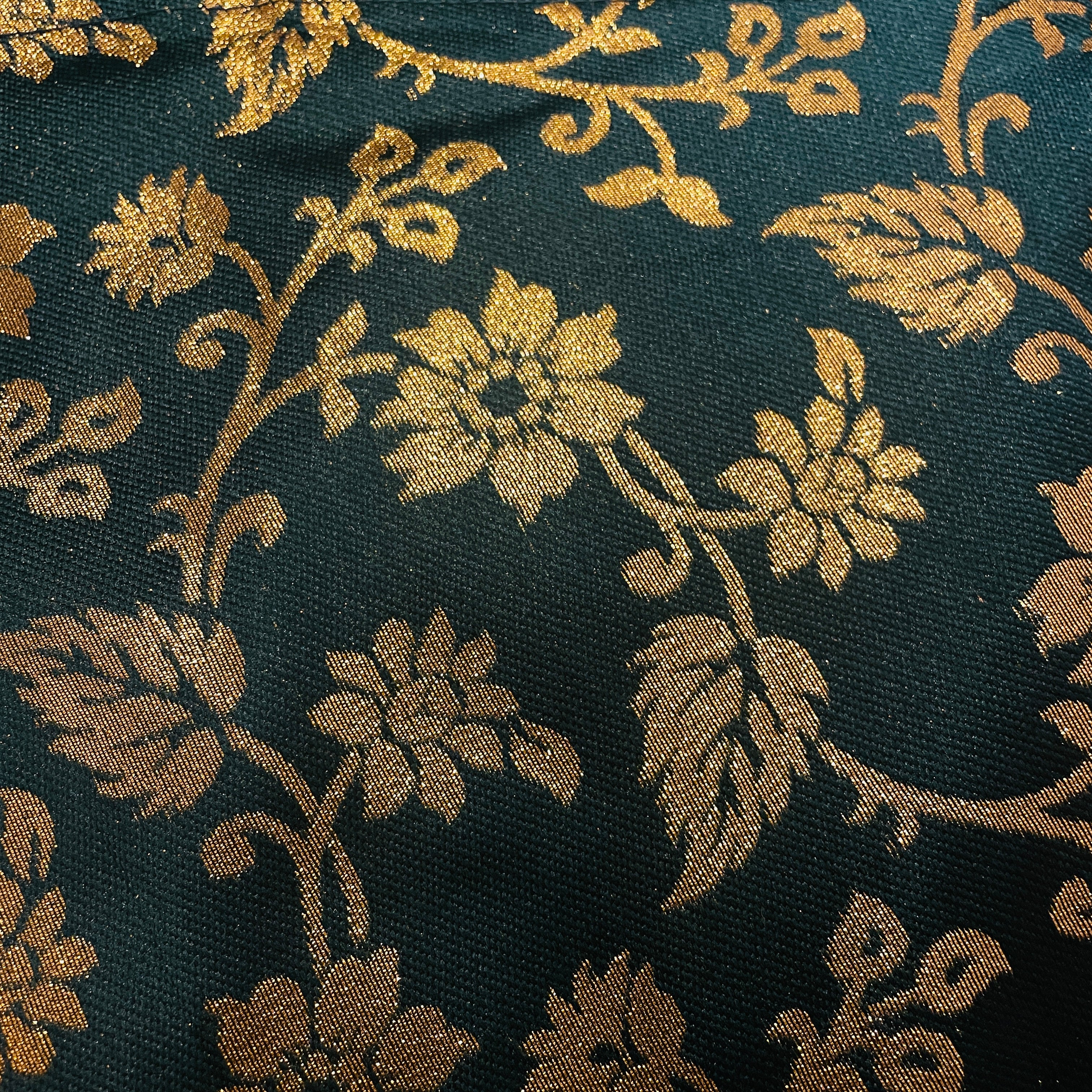DT Brocade Floral Lehengas - Extra Long - Vintage India NYC