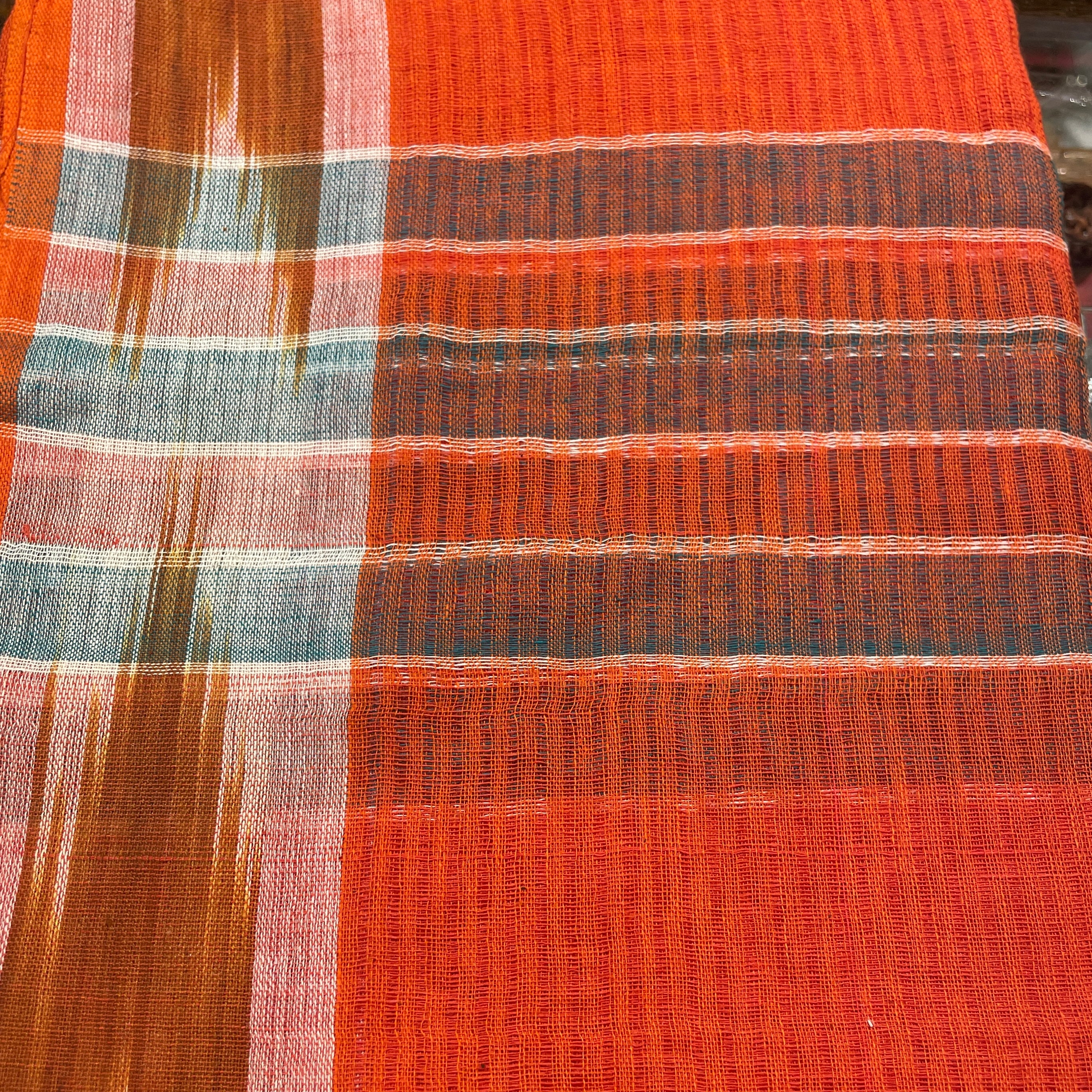 Handwoven Ikat Scarves-5 Colors - Vintage India NYC
