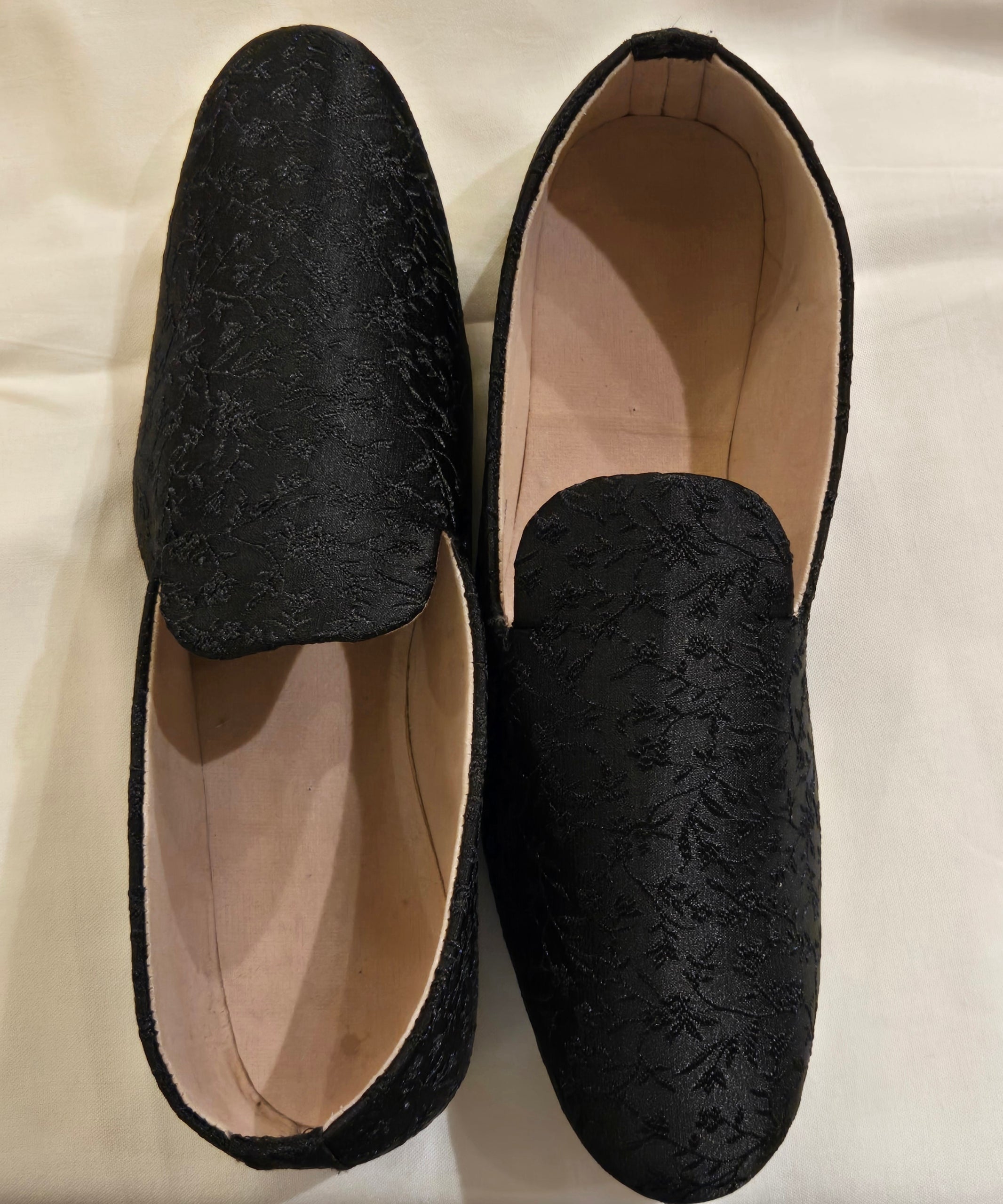Black Floral Jacquard Loafer 2