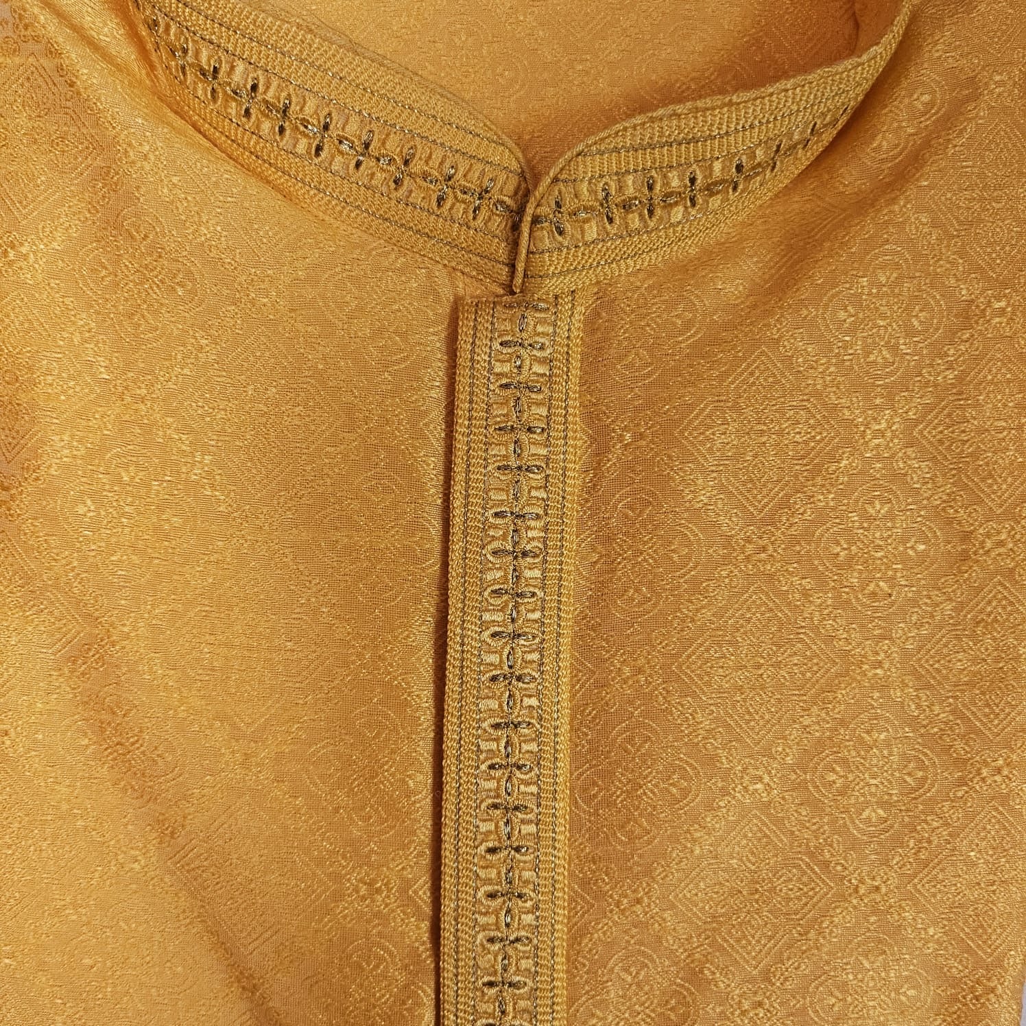 YD Diamond Brocade Kurta-2 Colors - Vintage India NYC