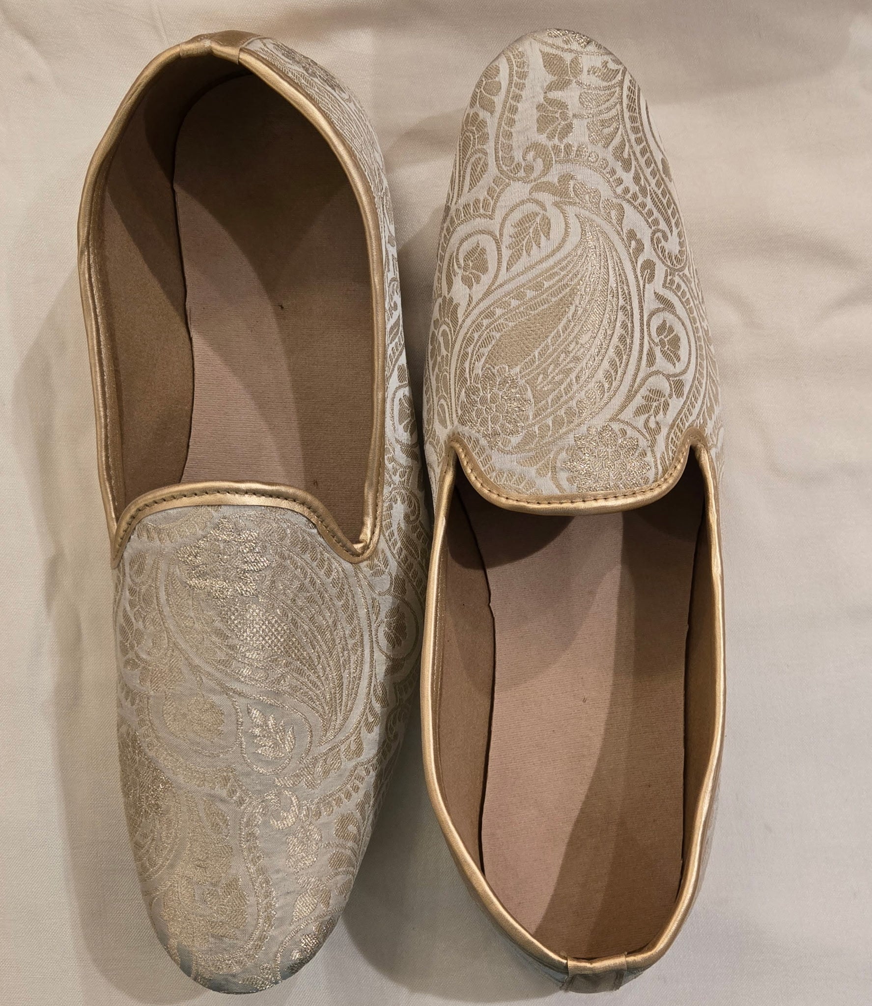Gold Paisley Loafer