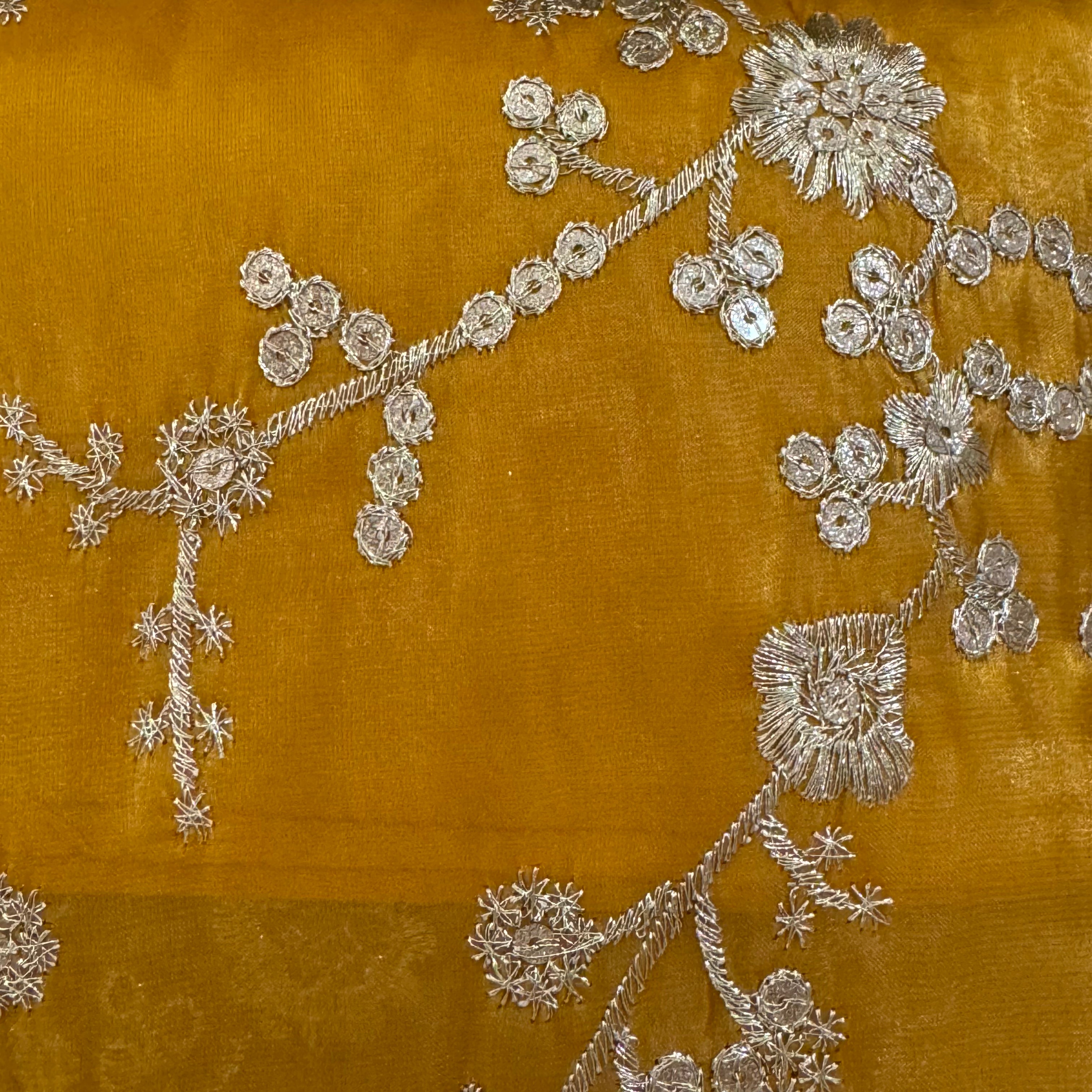 Organza Full Embroidered Lehengas-3 Colors