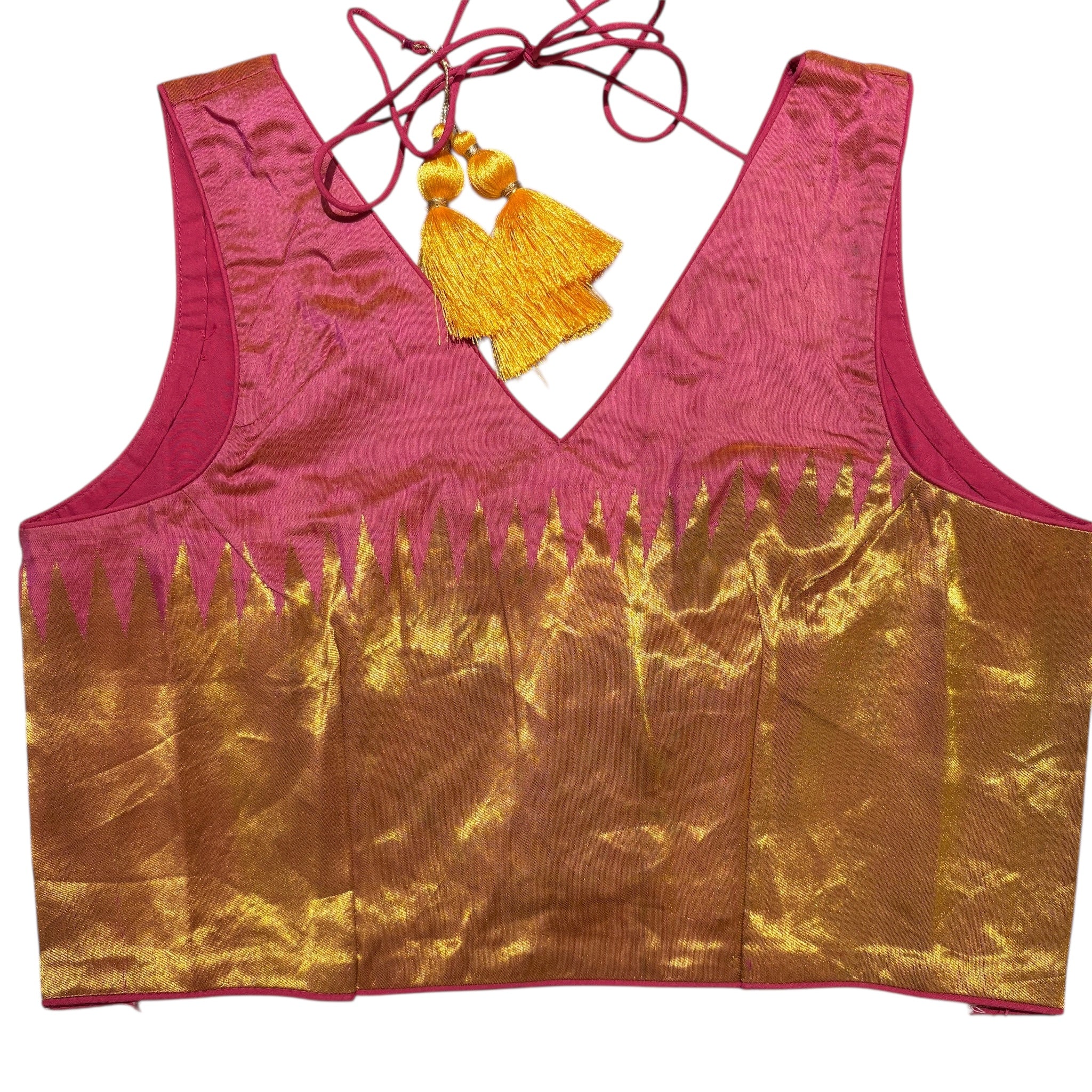 Brocade & Embroidered Saree Blouses 25-Size 34