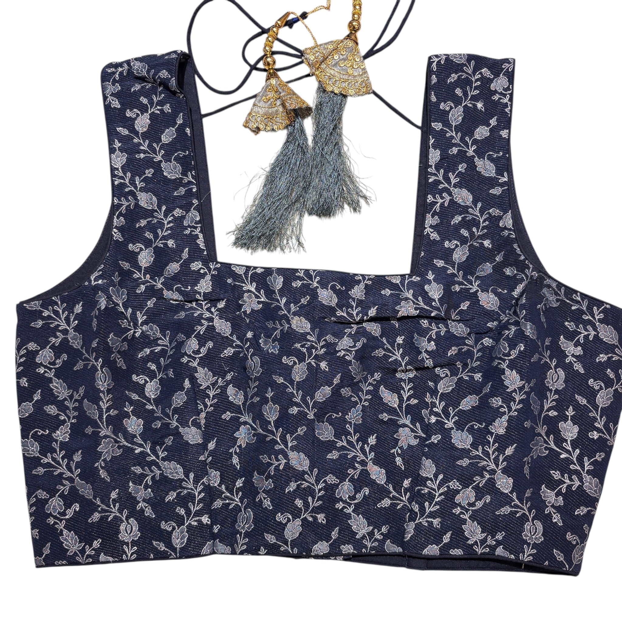 Brocade & Embroidered Saree Blouses 25-Size 34