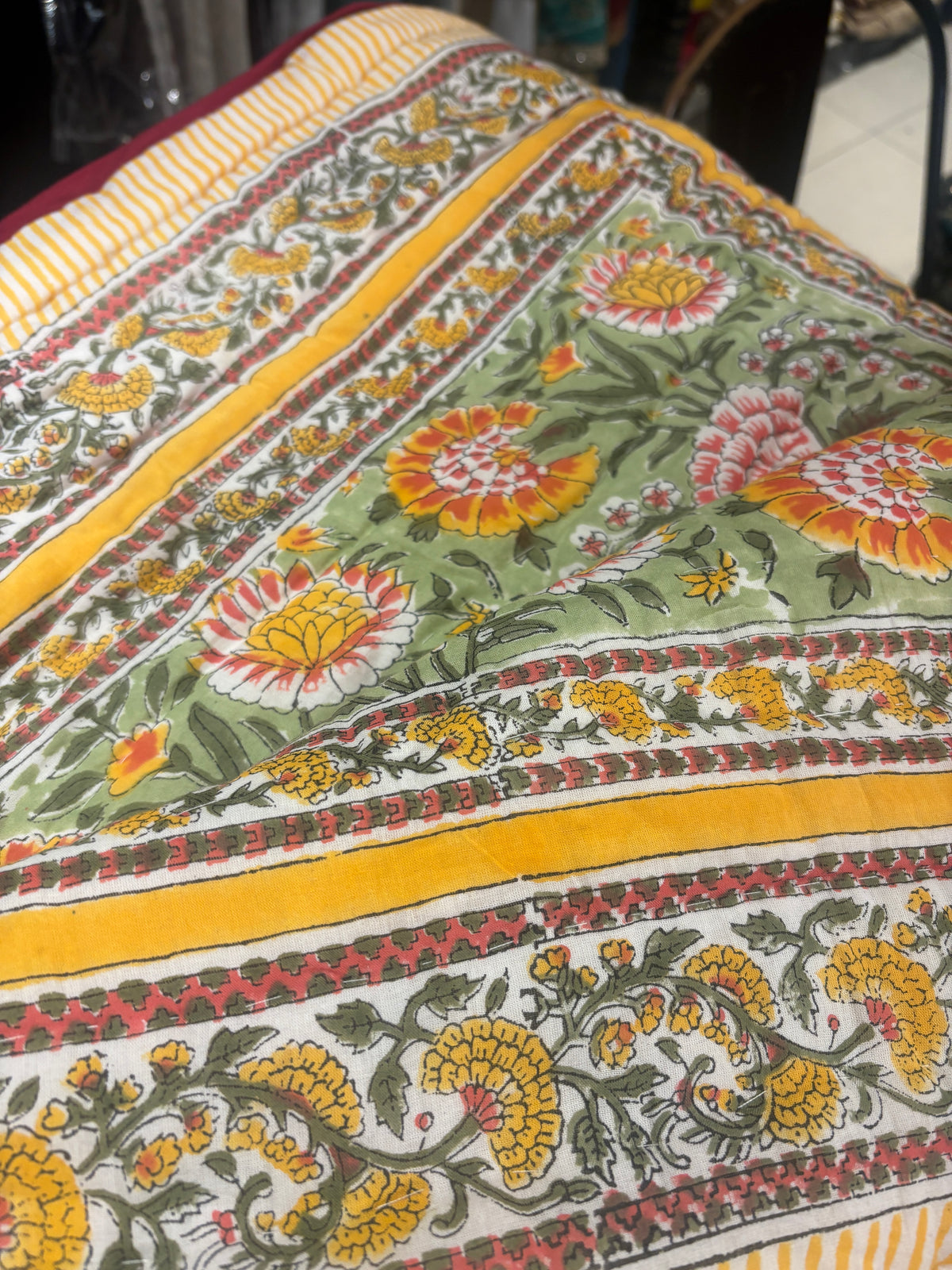 Indian Twin Quilt-Marigold