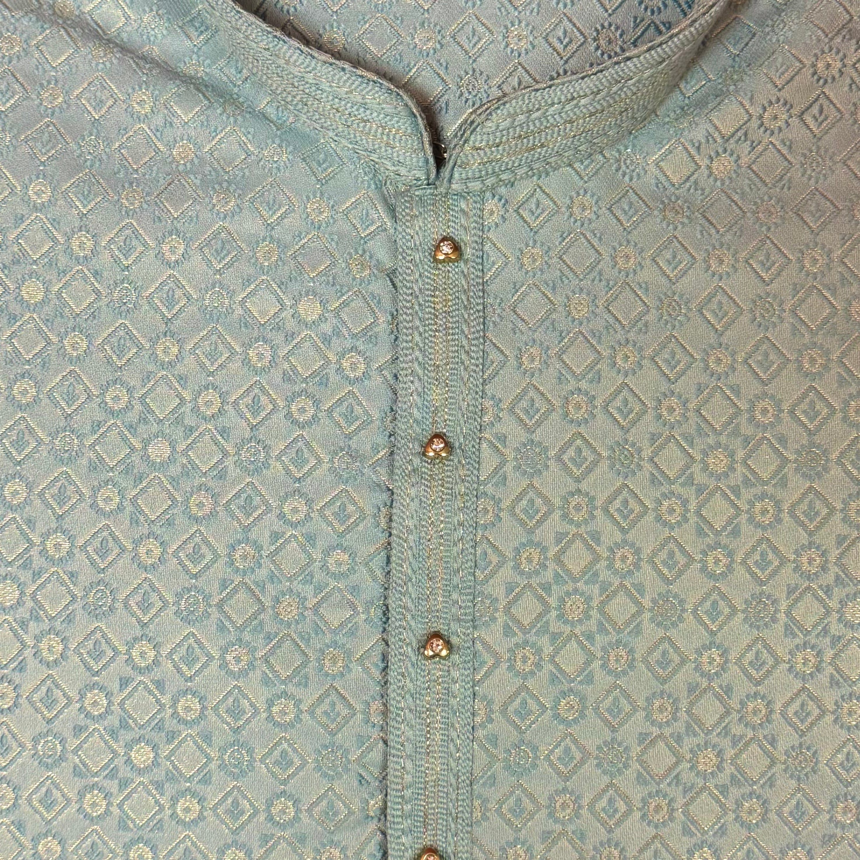 Diamond Round Flower Kurta-Colors - Vintage India NYC