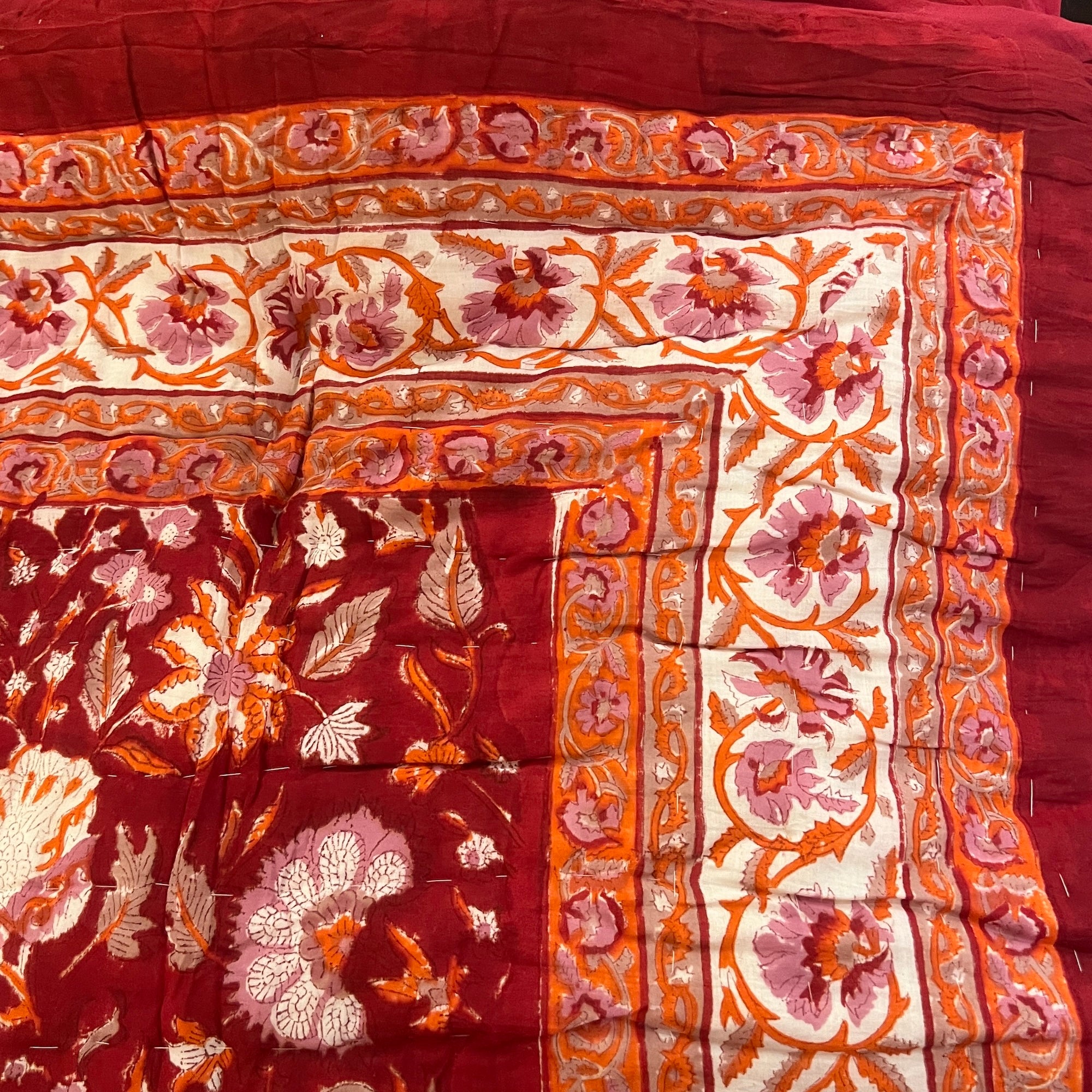 Reversible Hand Block Quilts-Twin-Various - Vintage India NYC