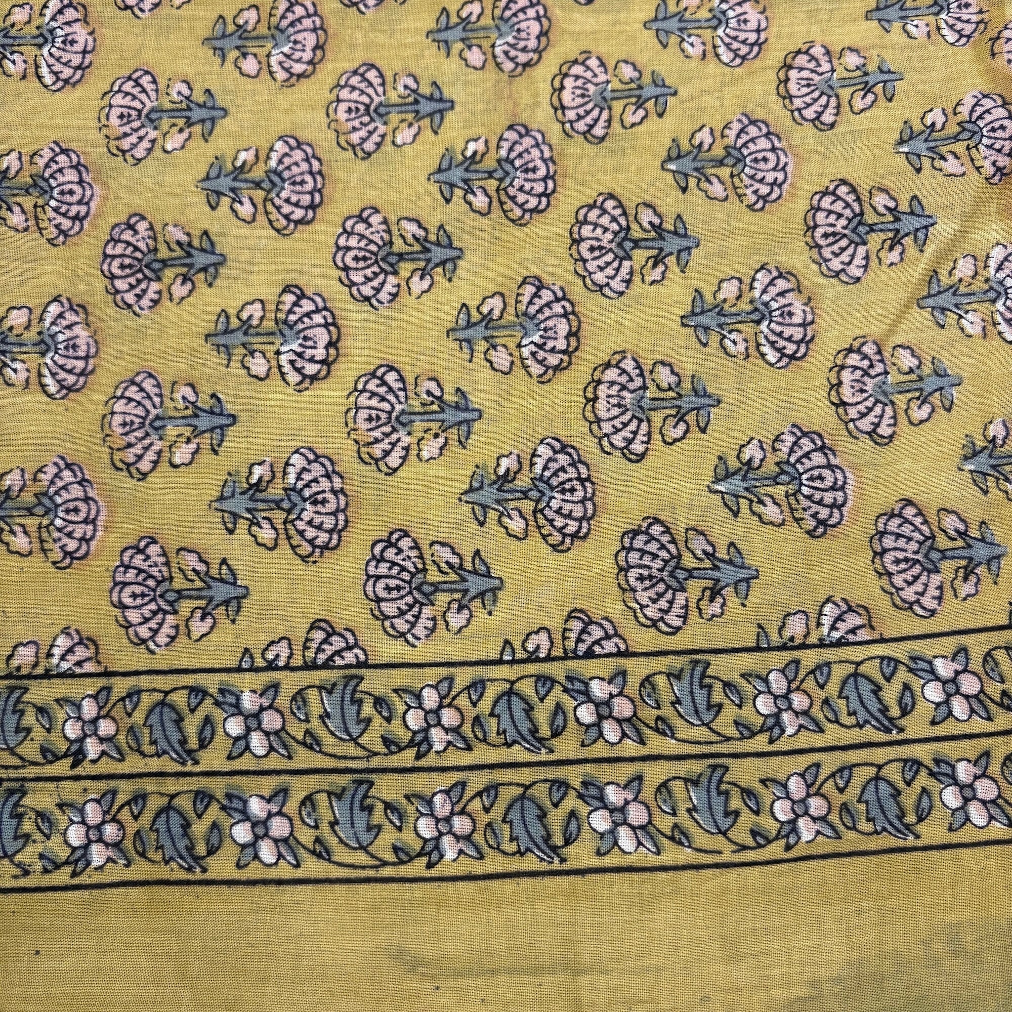 Block Print Sarongs/Scarves 26 - Vintage India NYC