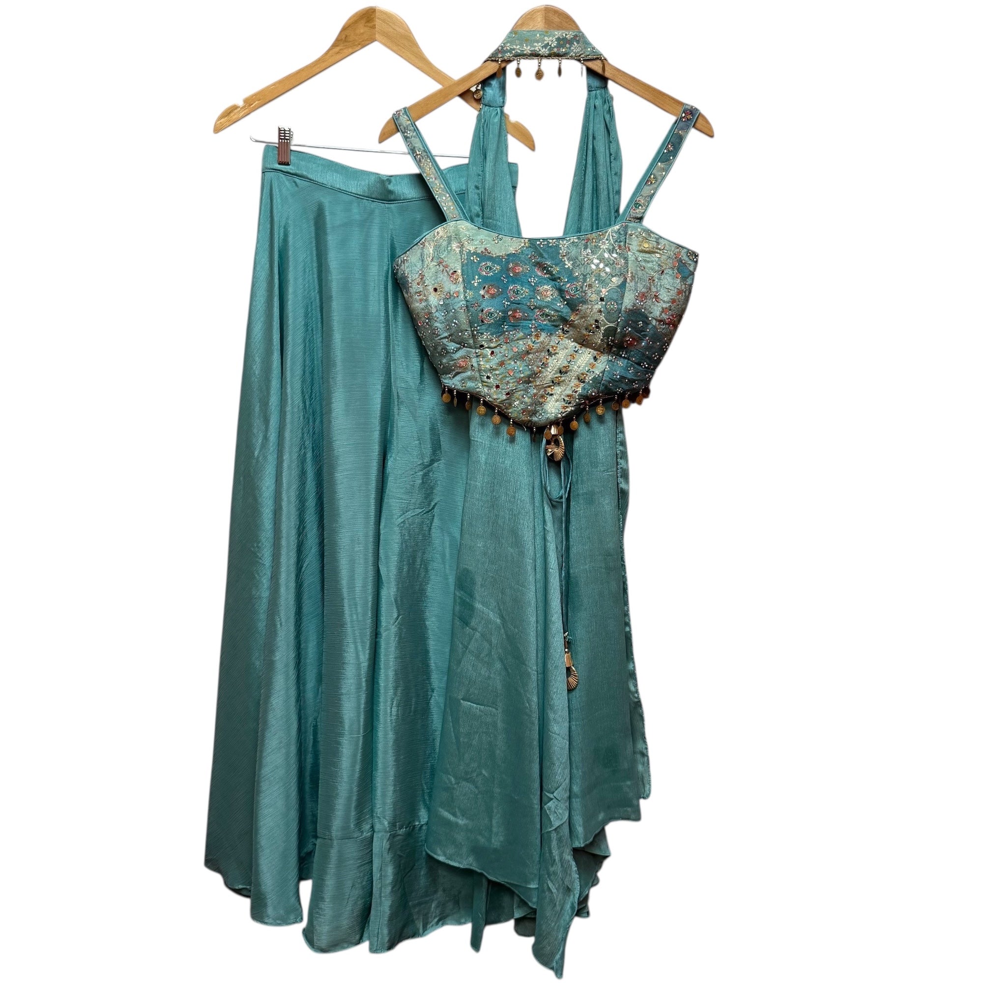Indowestern Choli Sharara Set-Colors