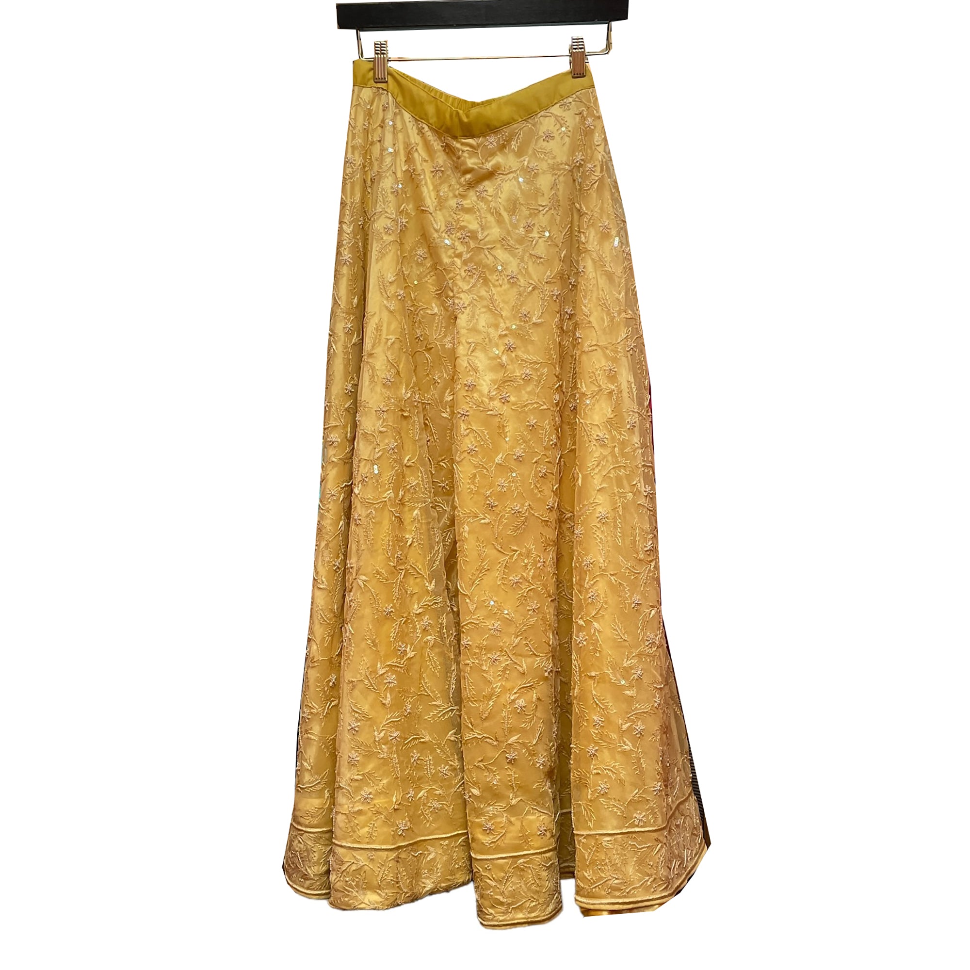 Handmade Gold Sharara Pants - Vintage India NYC