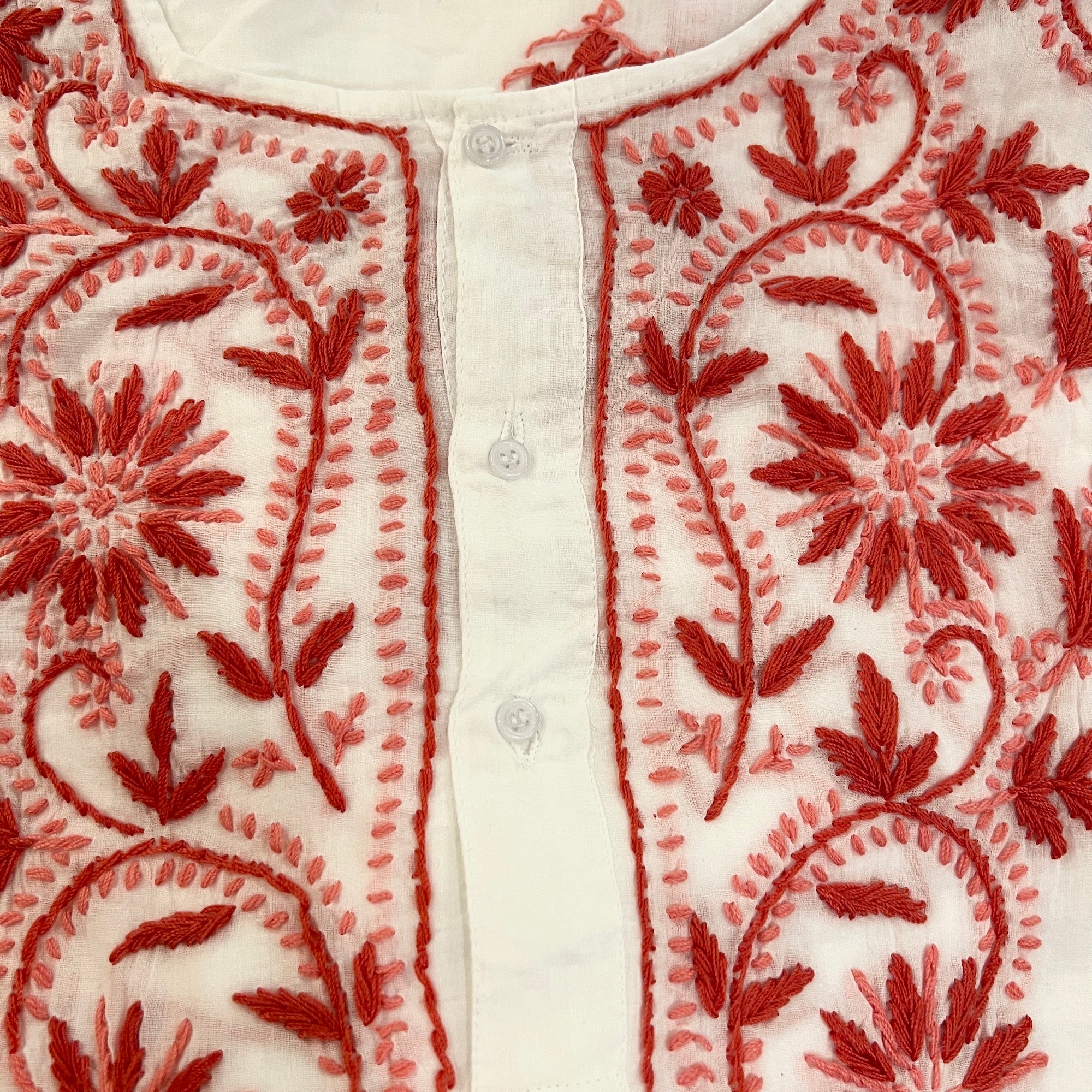 KR Long Chikan Kurtas - Vintage India NYC