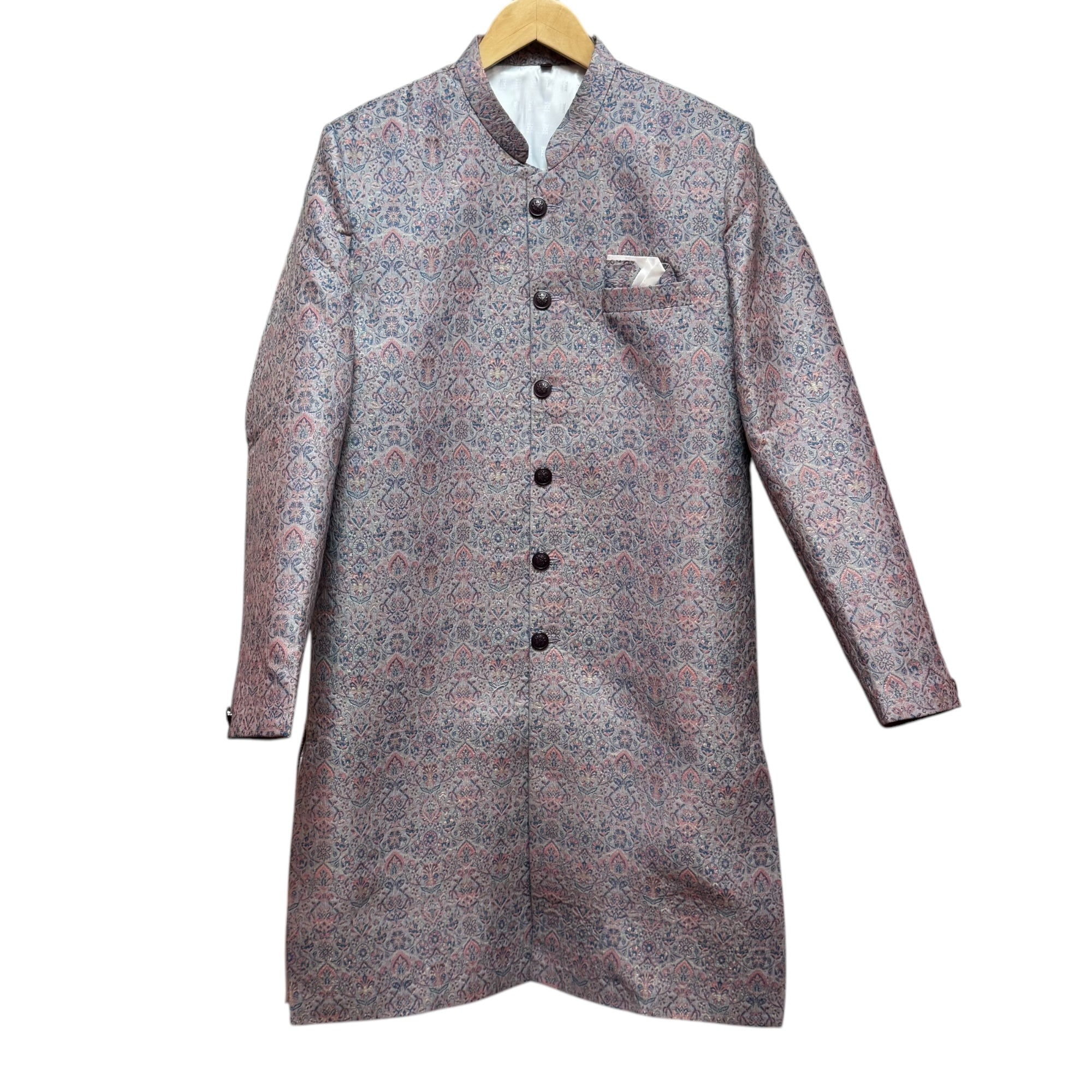 Lavender Jacquard Sherwani