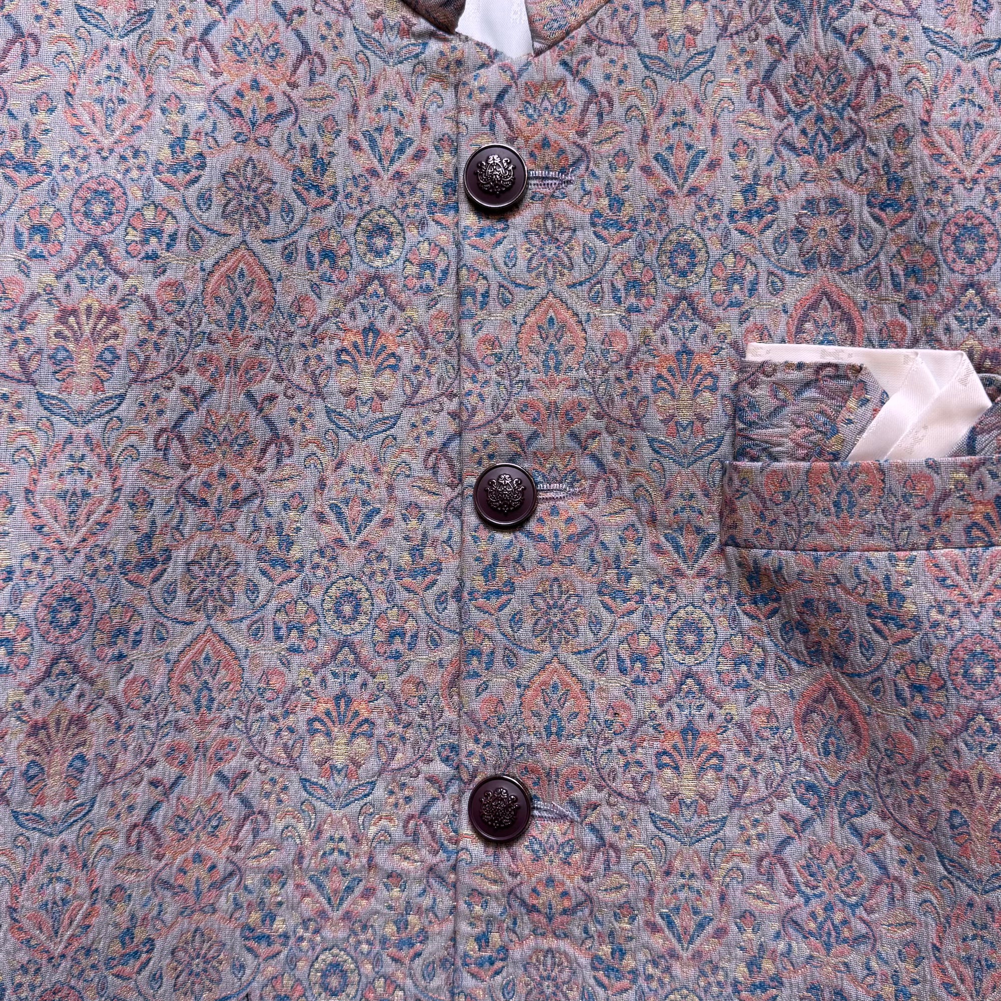 Lavender Jacquard Sherwani